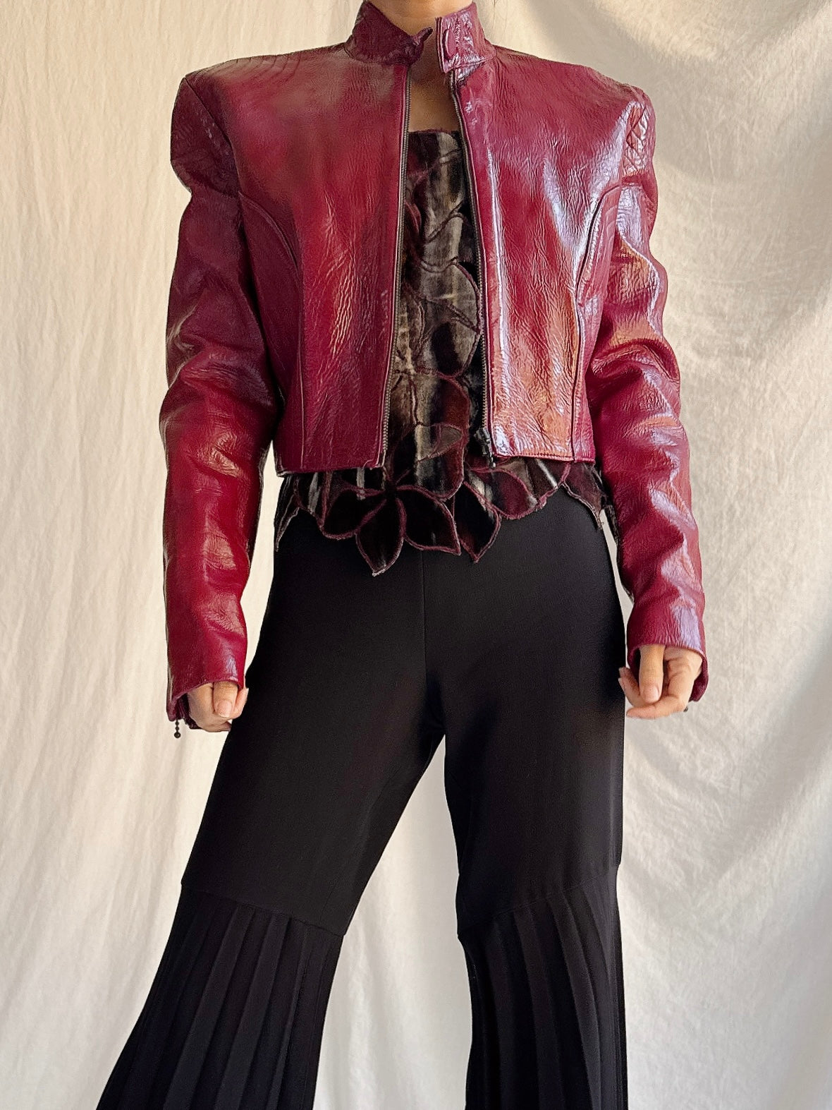 Vintage Sophie Sitbon Paris Leather Jacket - S