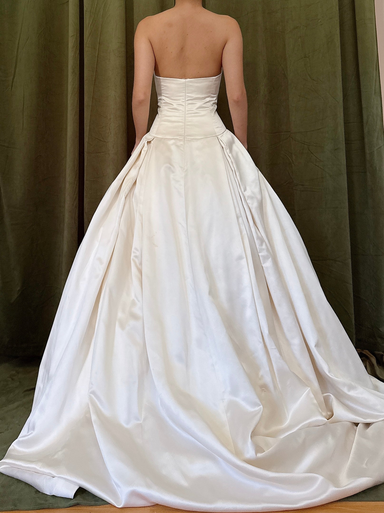 1990s Reem Acra Silk/Satin Gown - M/8