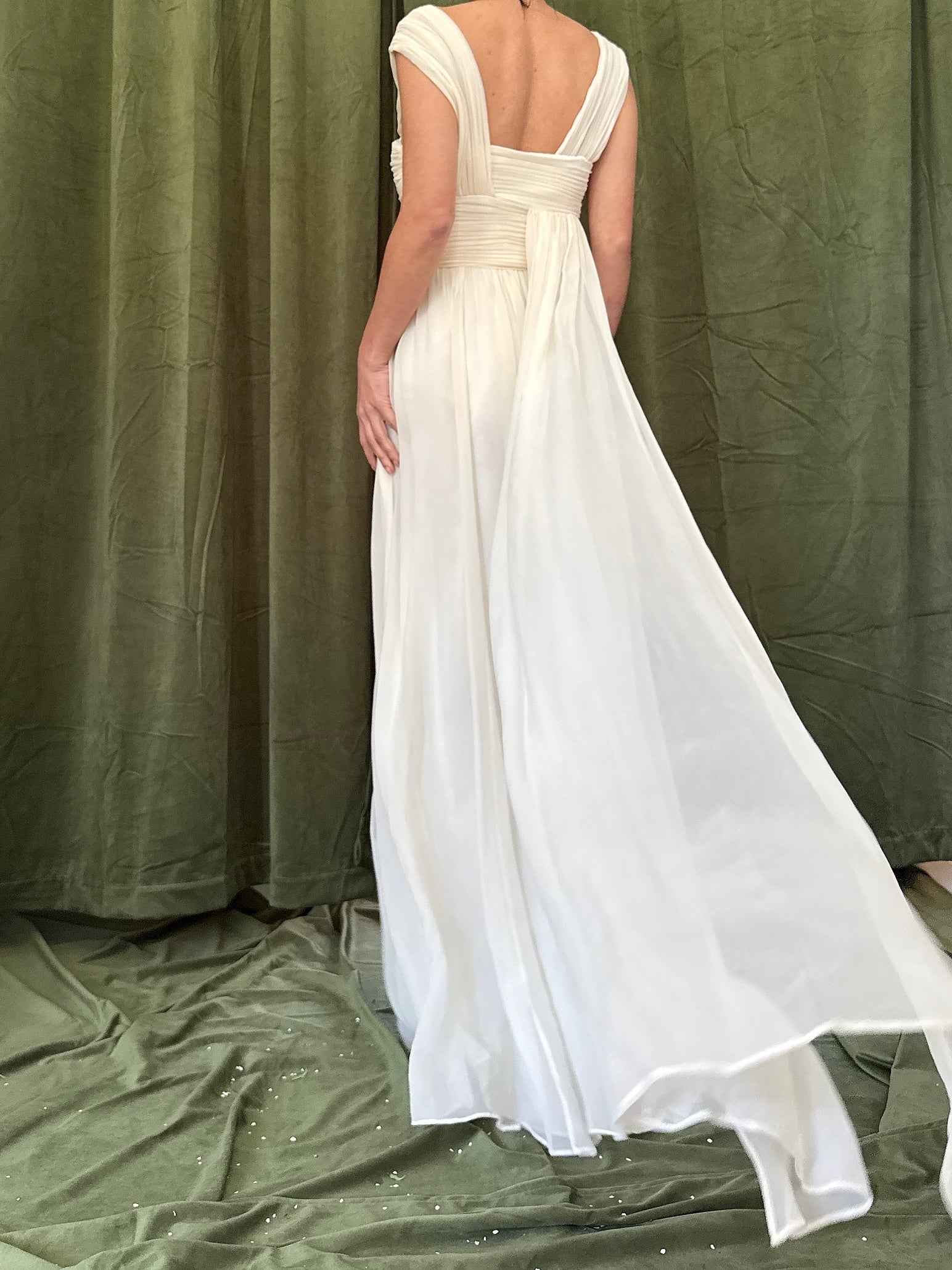 Vintage Rodriguez Silk Chiffon Gown - XS