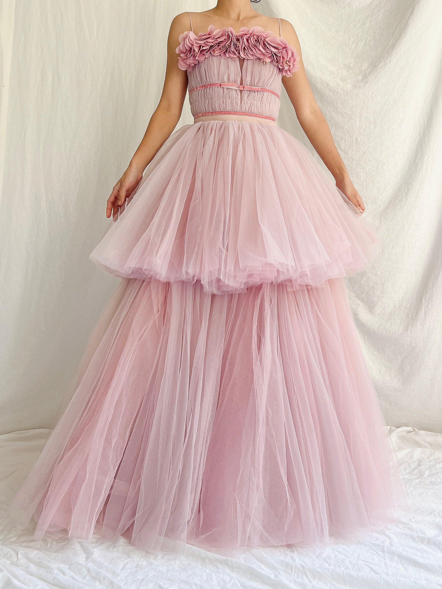 Lilac Tulle Layered Dress - 0/2