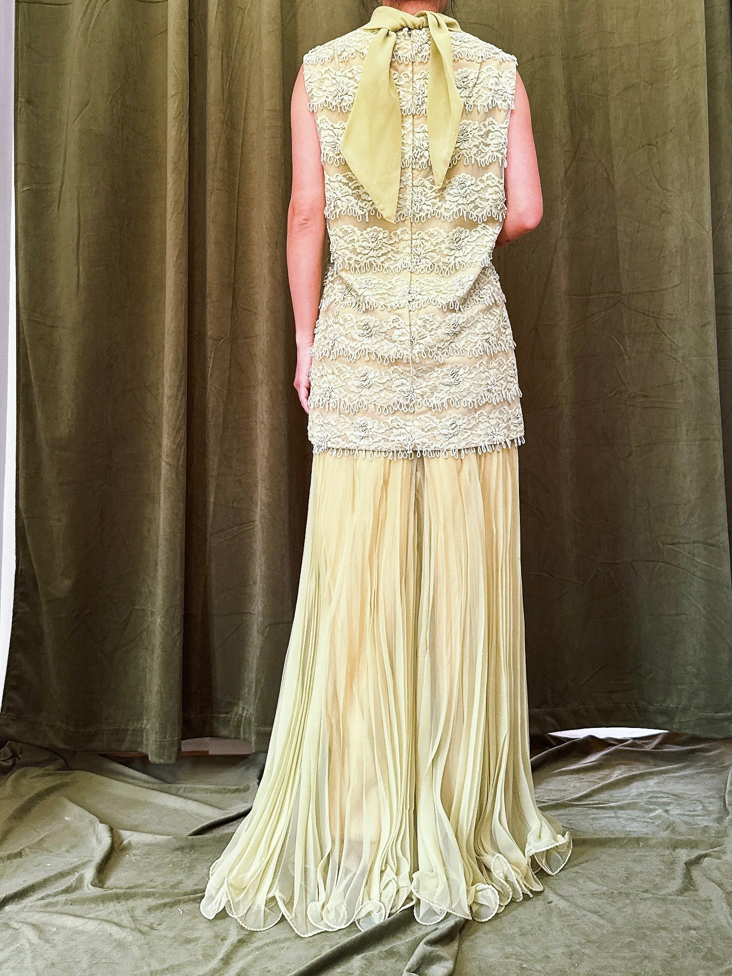 1960s Jack Brian Chiffon 2 Piece Set - M