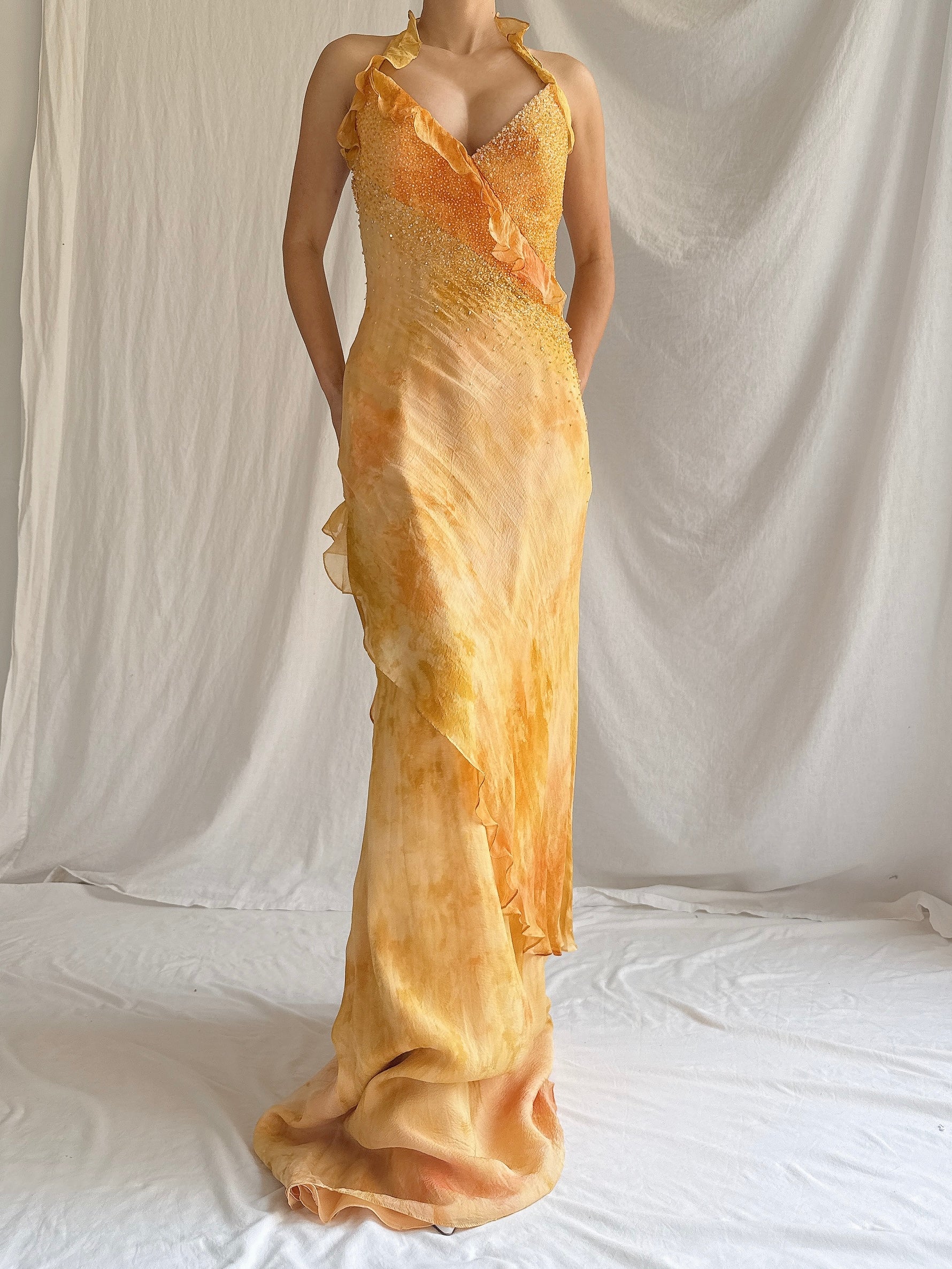 Vintage Silk YSA Makino Gown - S/M
