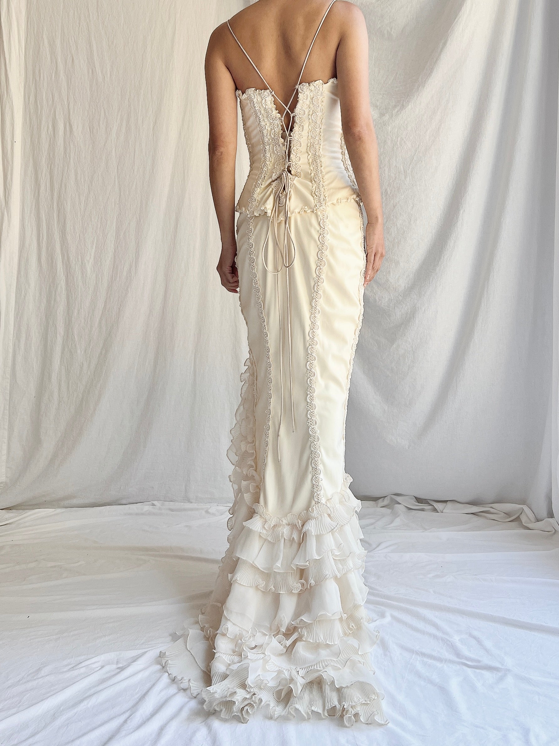 Vintage Catwalk Collection Corset Dress - One Size