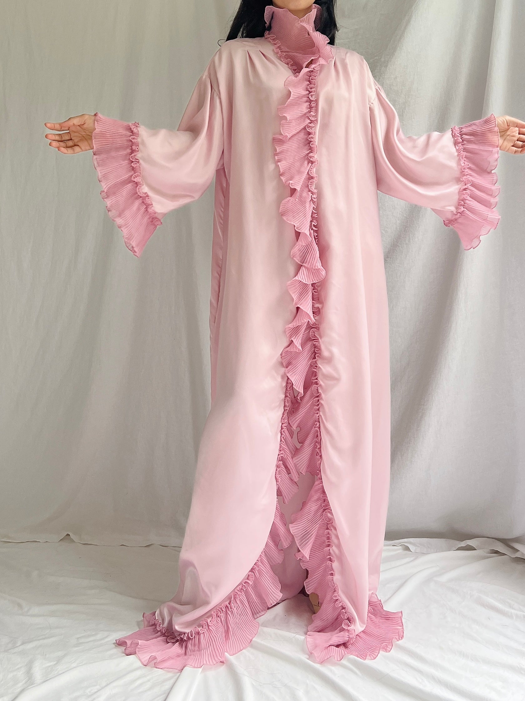 Vintage Lilac Mary McFadden Dressing Gown
