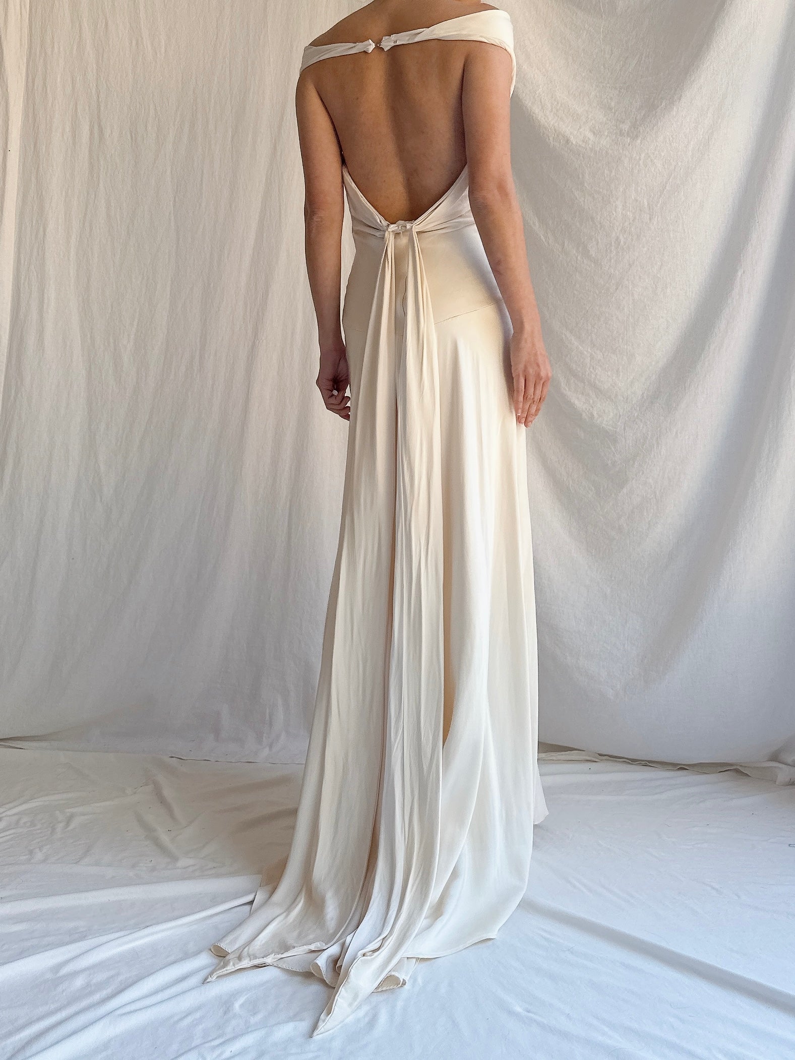 Vintage Silk Slip Dress - S