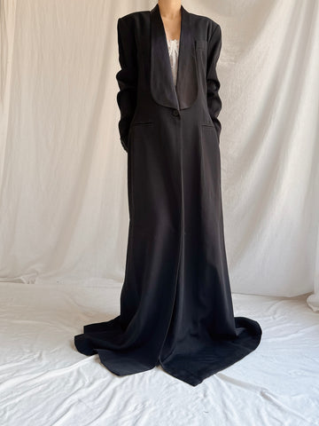 Vintage Jasper Long Tuxedo Coat - M