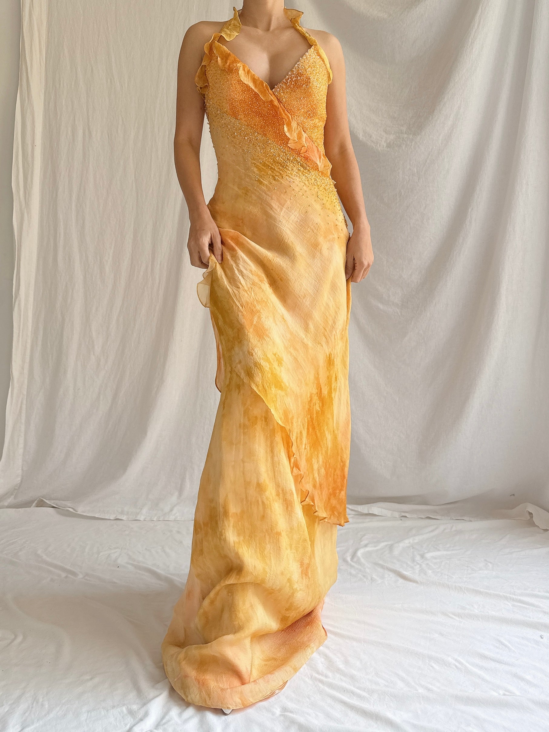 Vintage Silk YSA Makino Gown - S/M