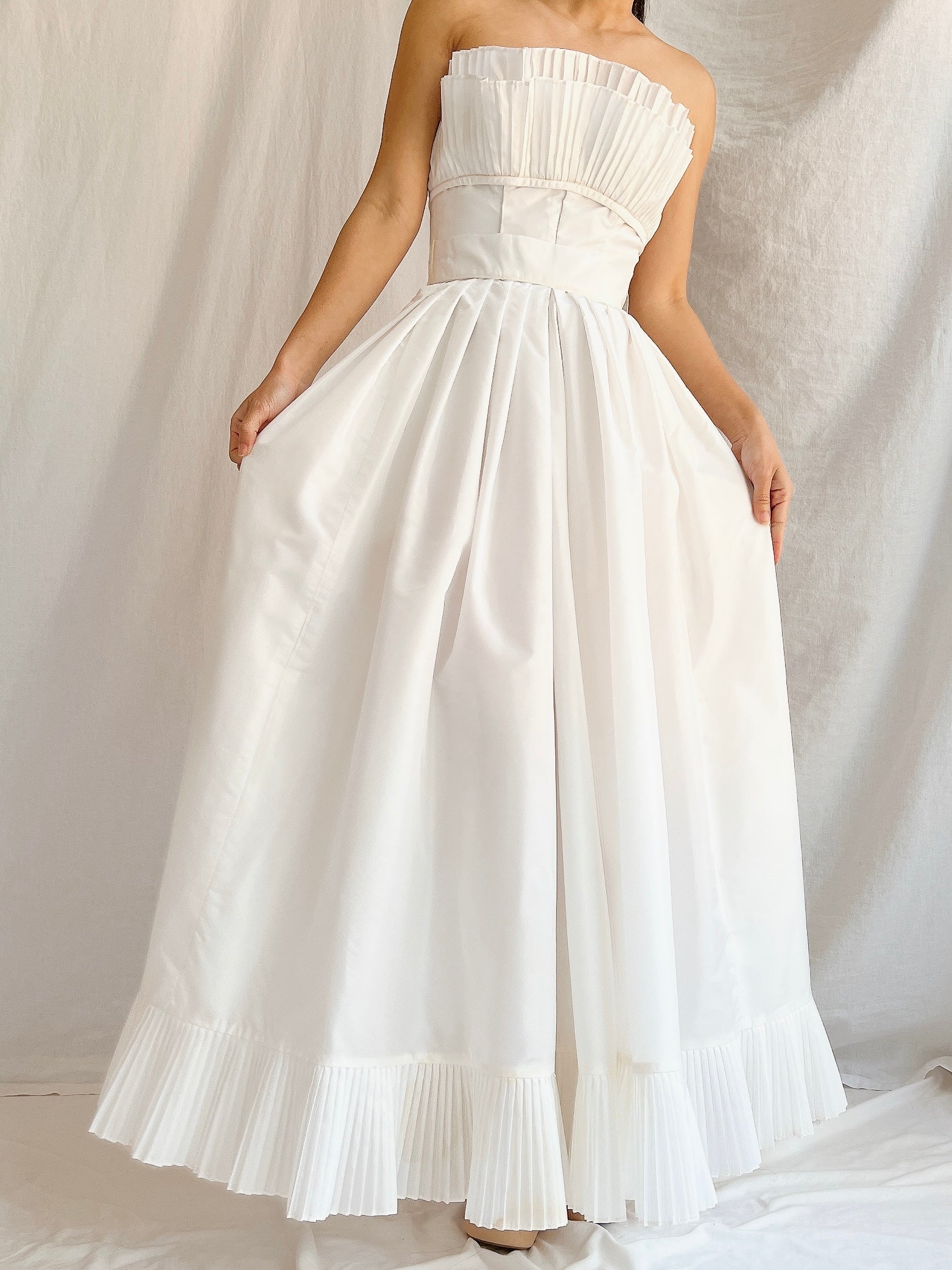 Vintage Victor Costa Tafetta Dress - XS