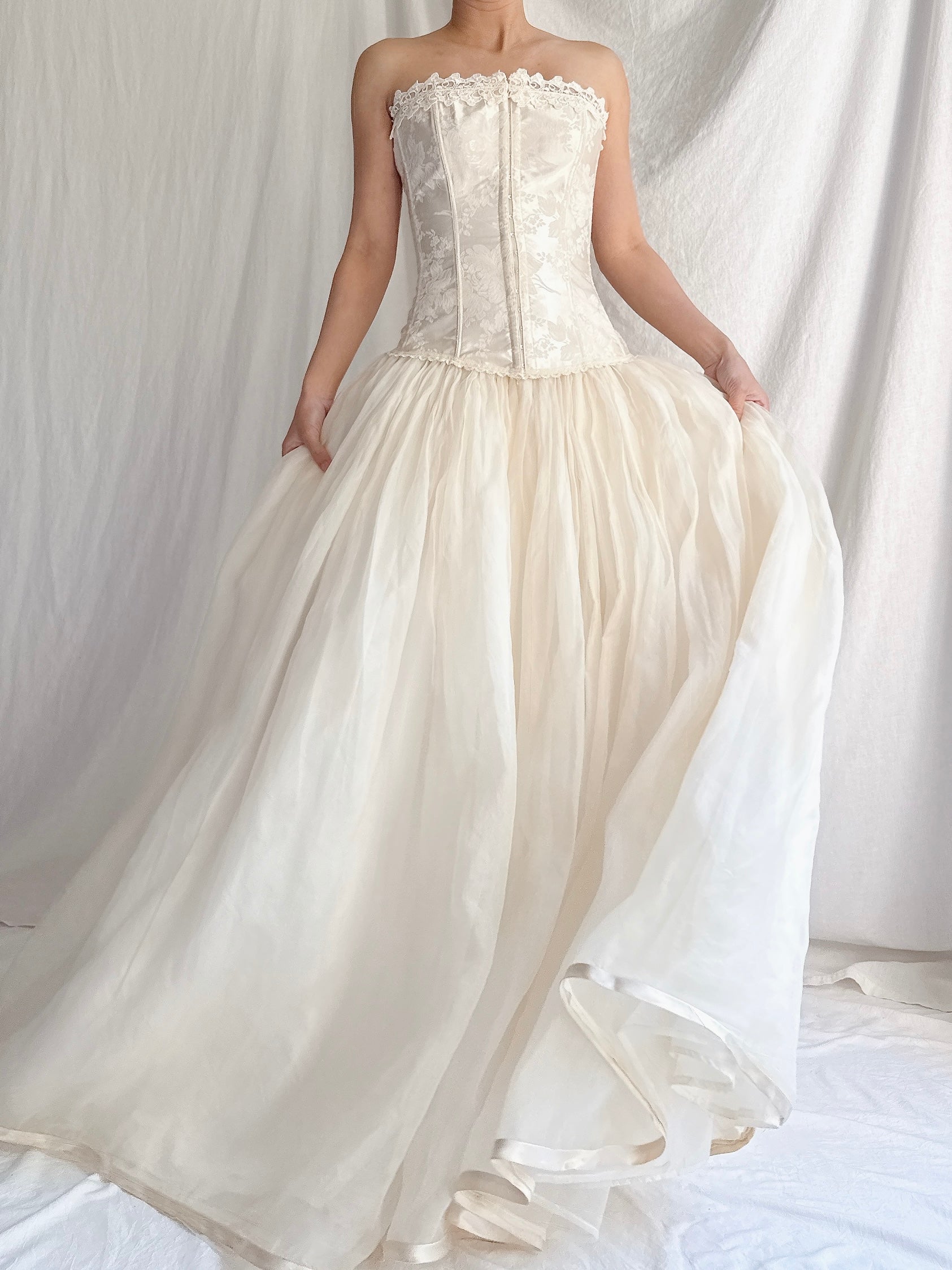 Vintage Silk Organza 2-Piece Set - S/M