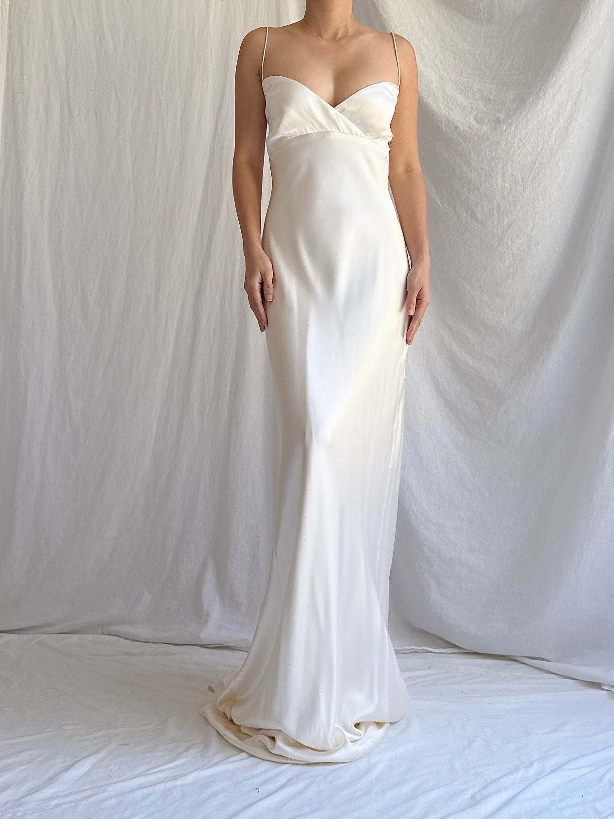 Vintage Monique Silk Bliss Bias Slip Gown - S-L