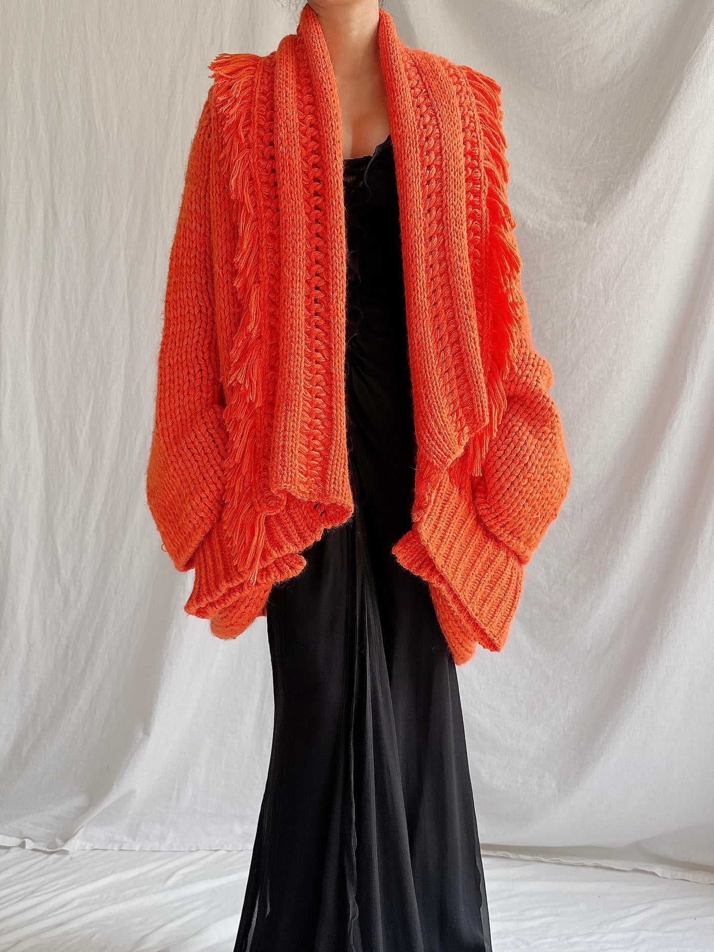 Vintage Ernestina Cerrini Italy Knit Duster - OSFM