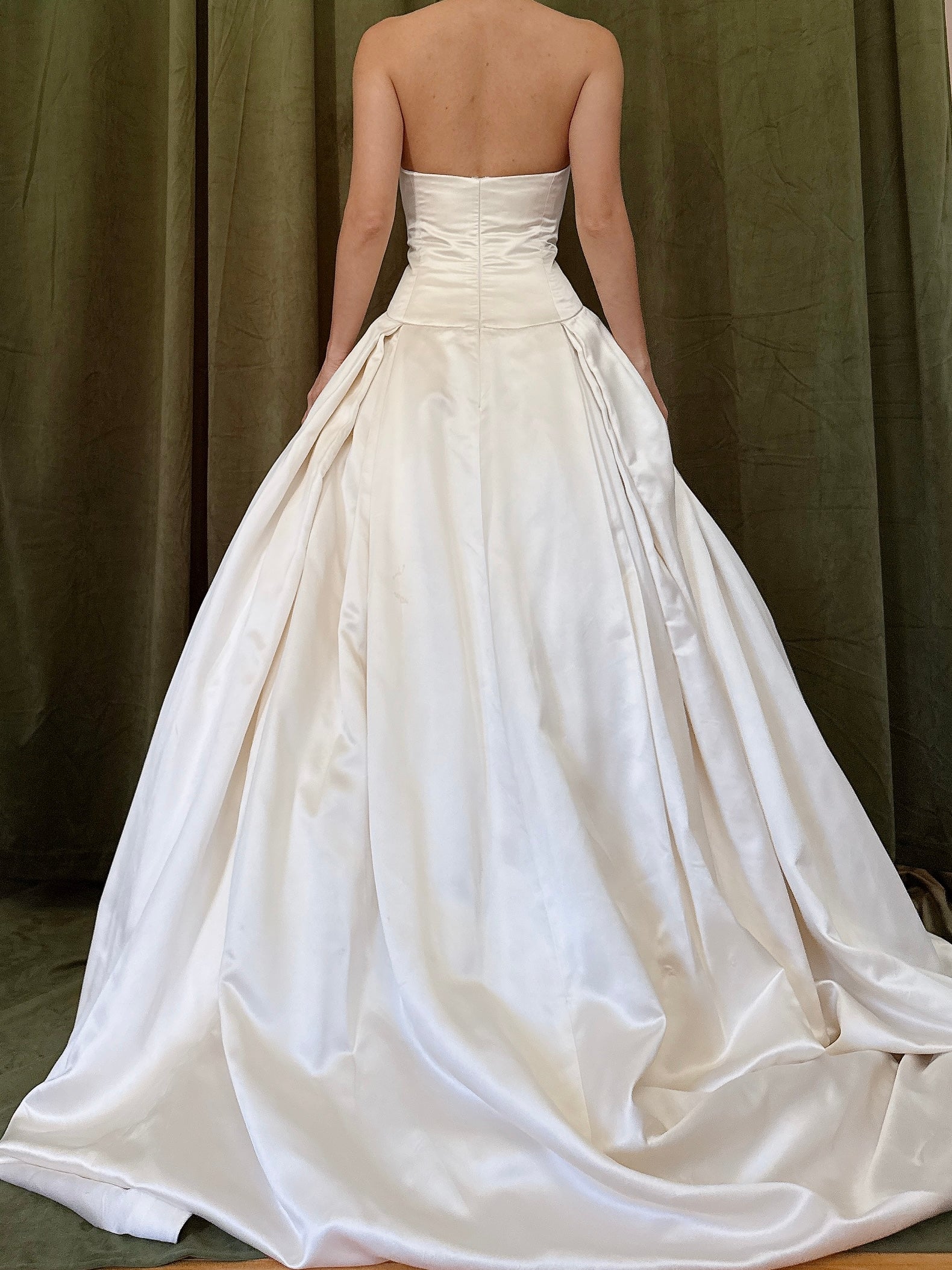 1990s Reem Acra Silk/Satin Gown - M/8