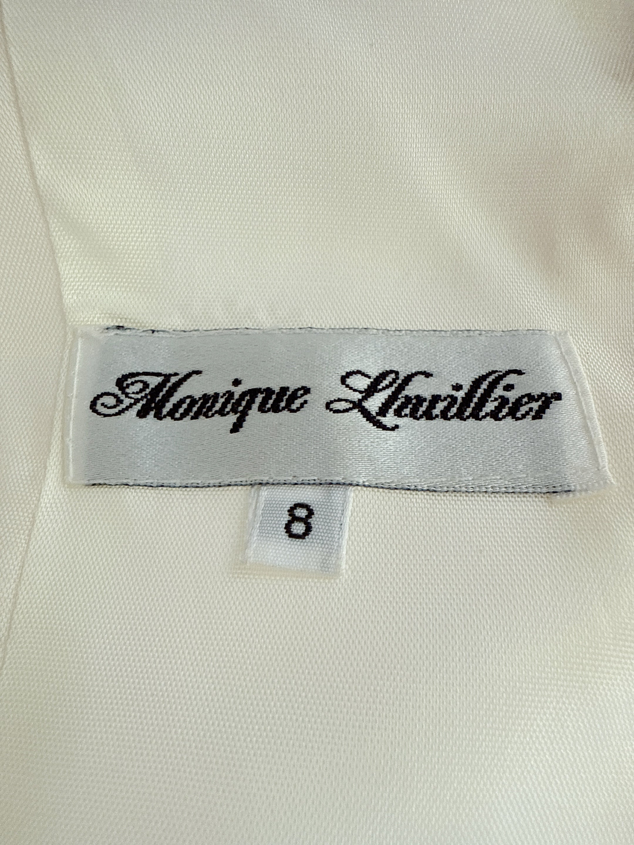 Vintage Monique Llhuilier Silk and Tulle Gown - M/6/8