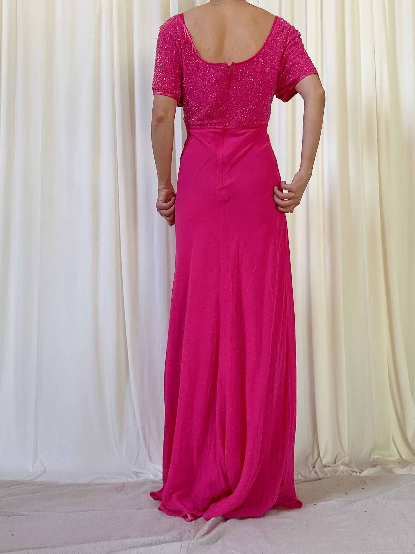 Vintage After Six Pink Dress - UK 14