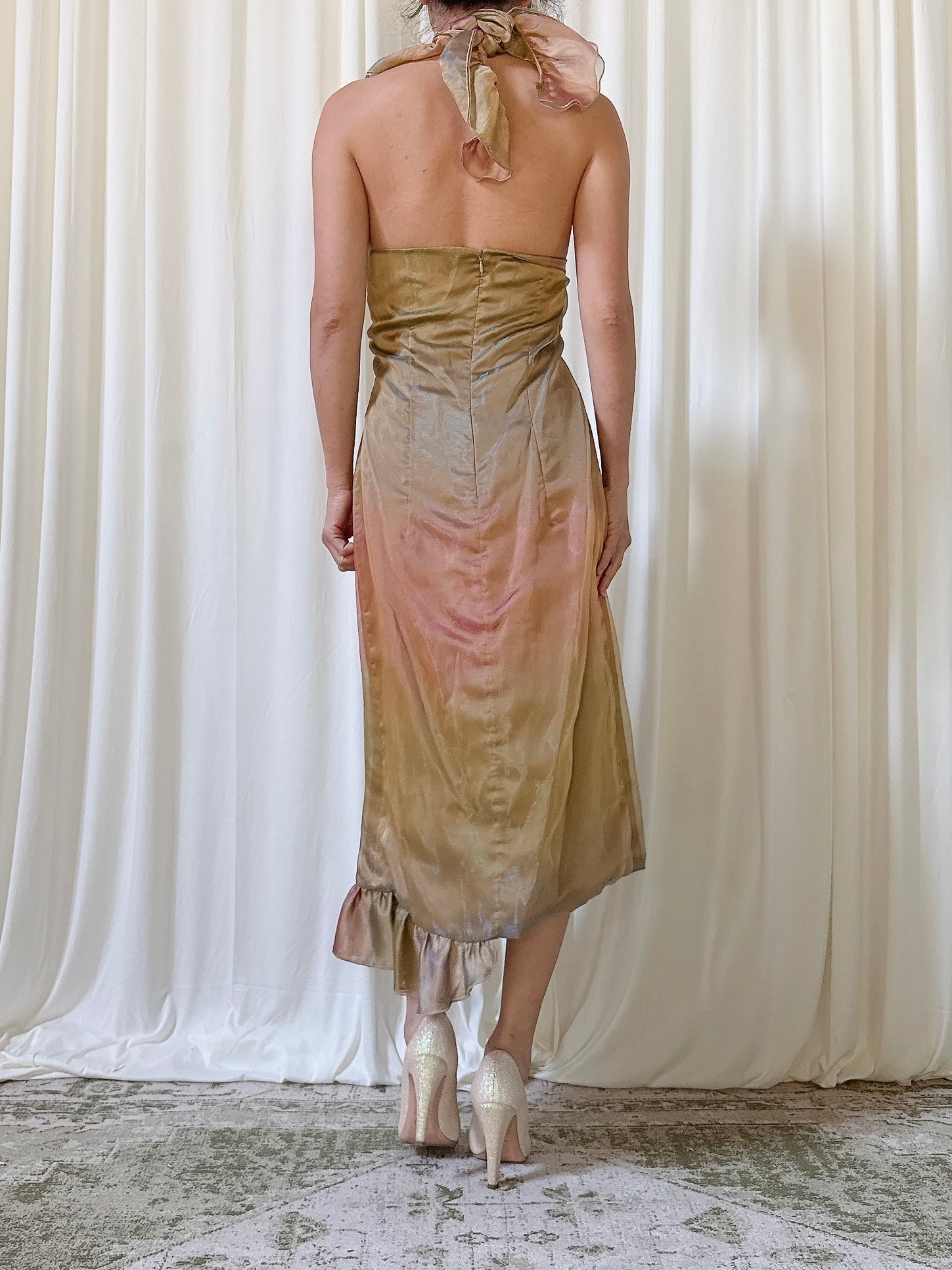 Vintage Ella & Cia Halter Dress - Size 44
