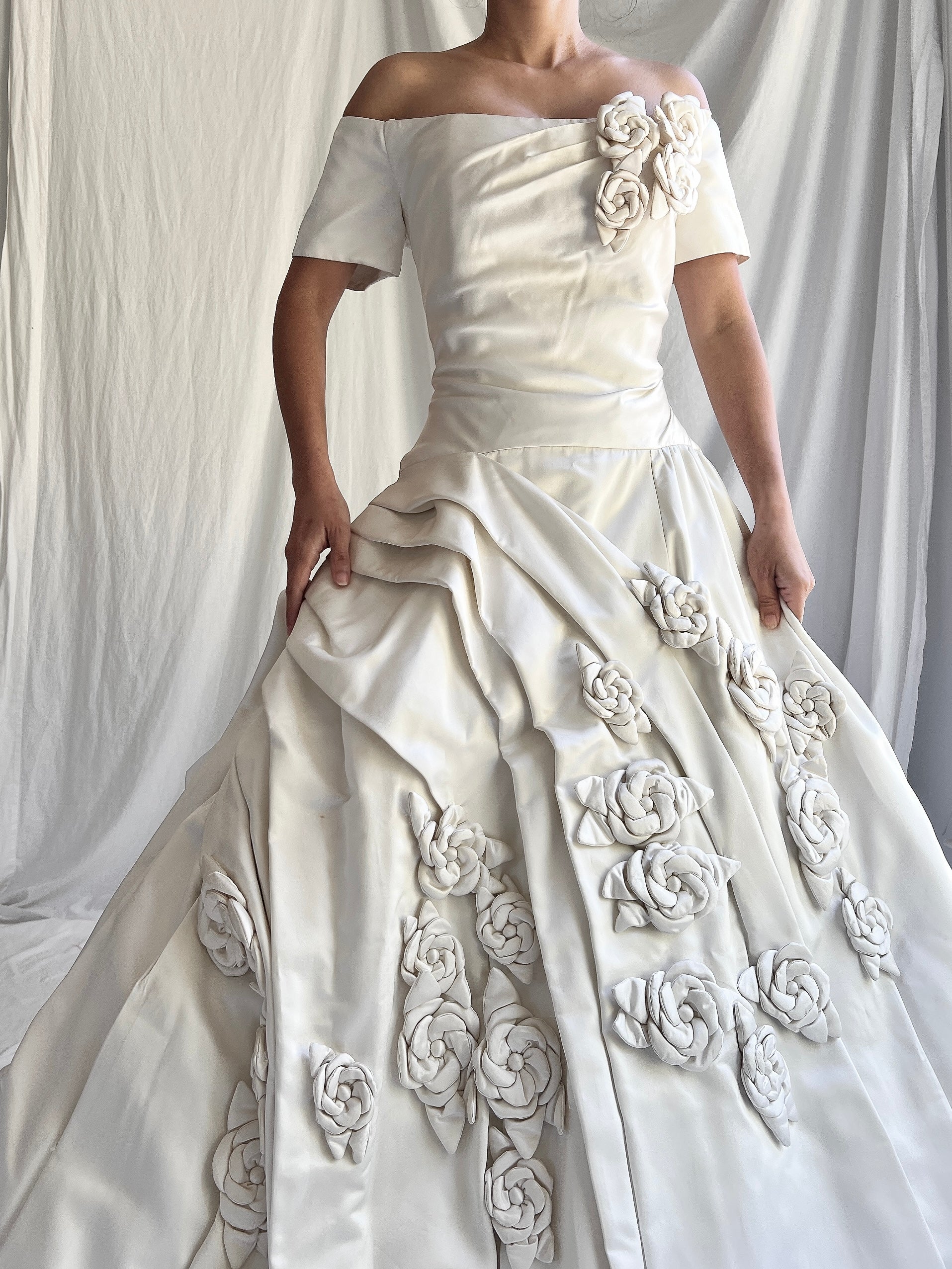 Vintage Scaasi Silk Gown - M/8