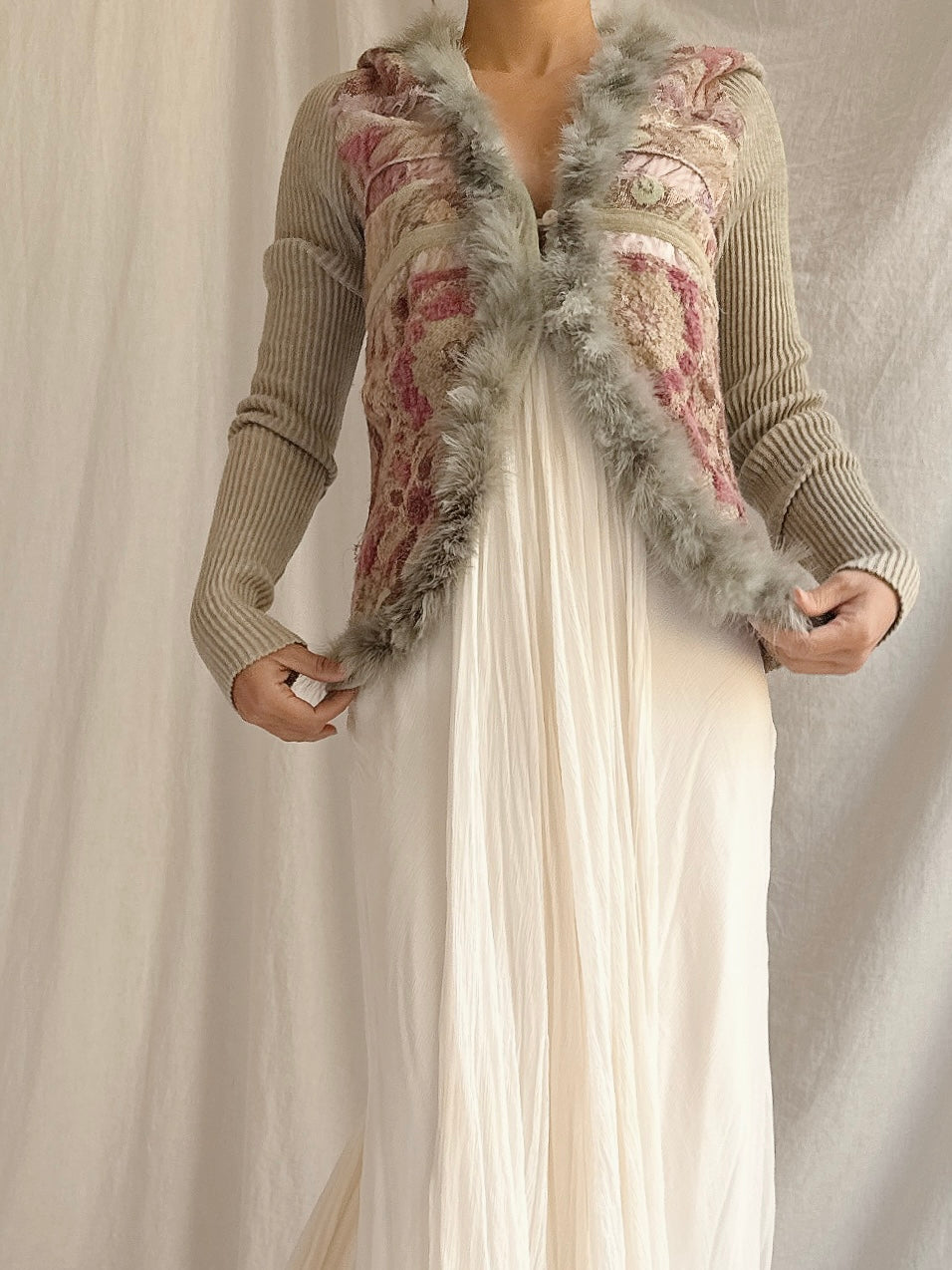Vintage Tricot Chic Italian Knit Cardigan - S