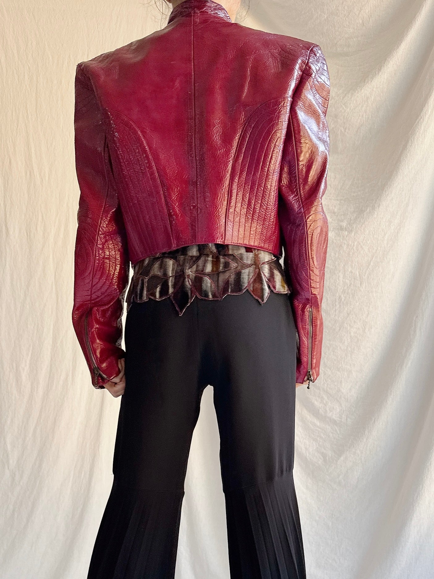 Vintage Sophie Sitbon Paris Leather Jacket - S