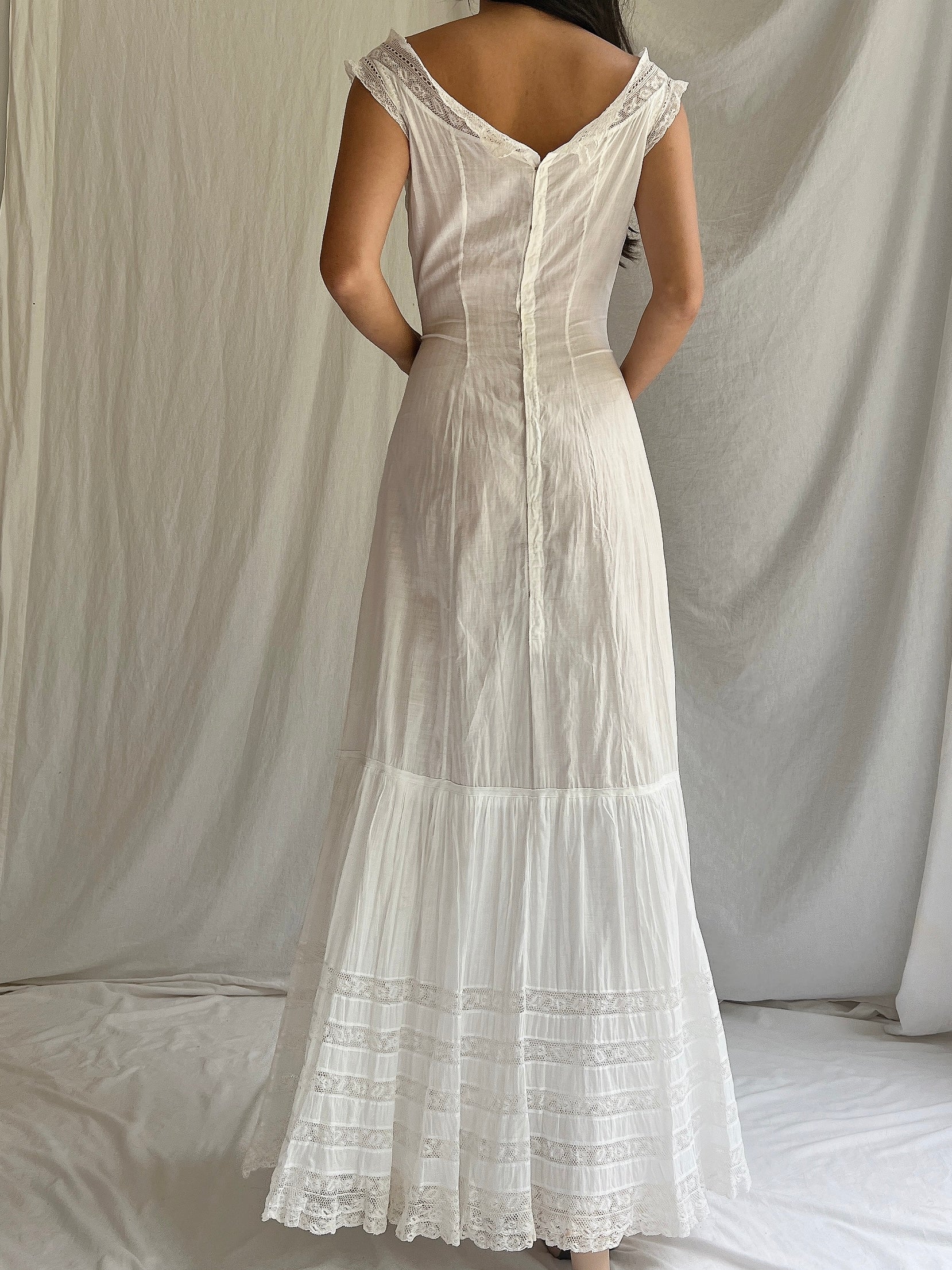 Antique Cotton Chemise - XS