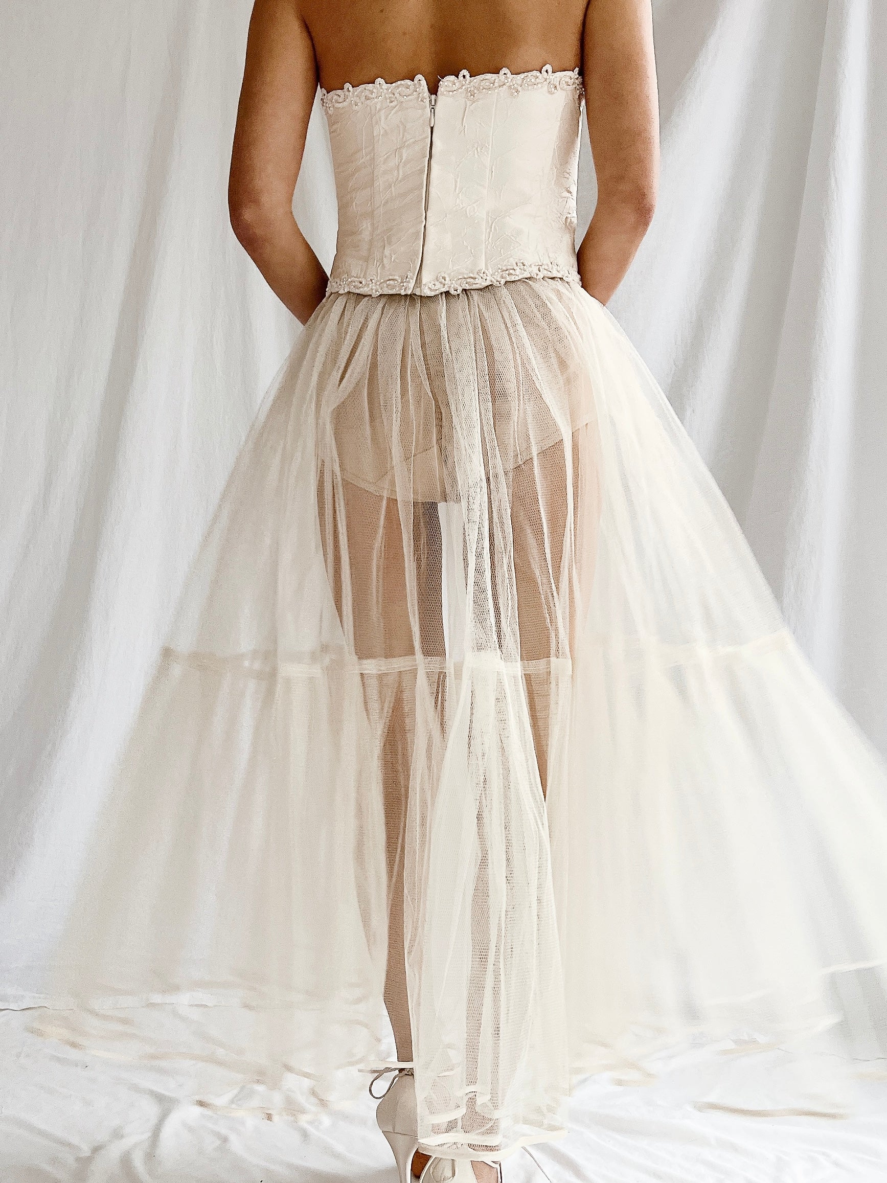 Vintage Tulle Skirt - S-M