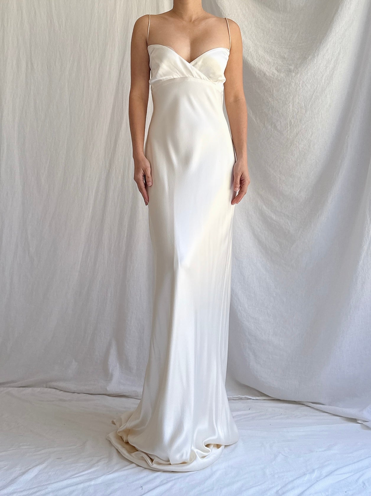 Vintage Monique Silk Bliss Bias Slip Gown - S-L