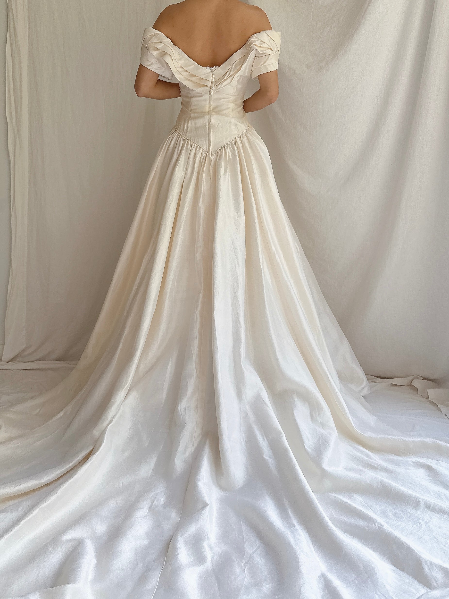 1990s Marisa Silk Gown - S