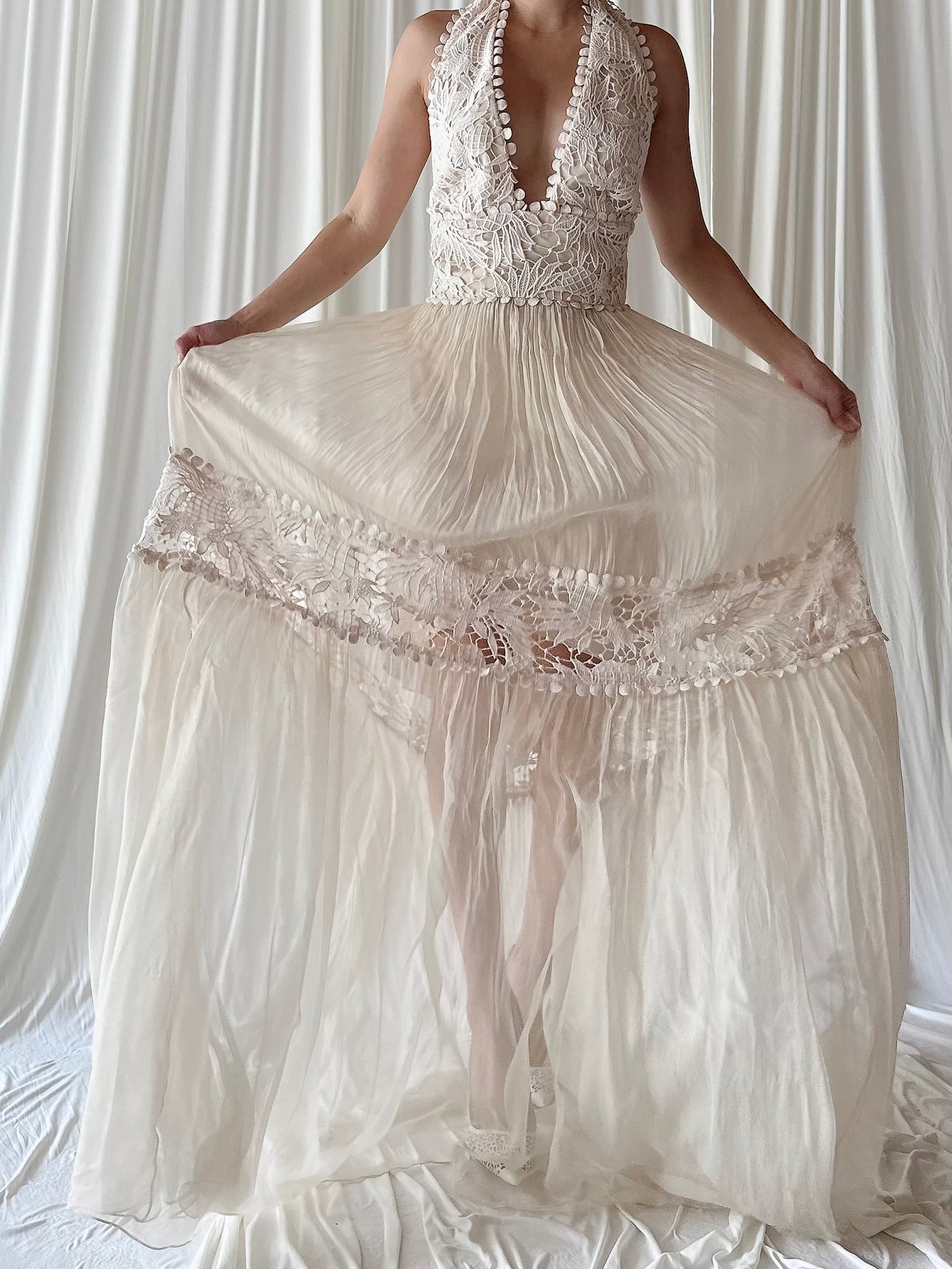 Maria Lucia Hohan Silk Knit Gown