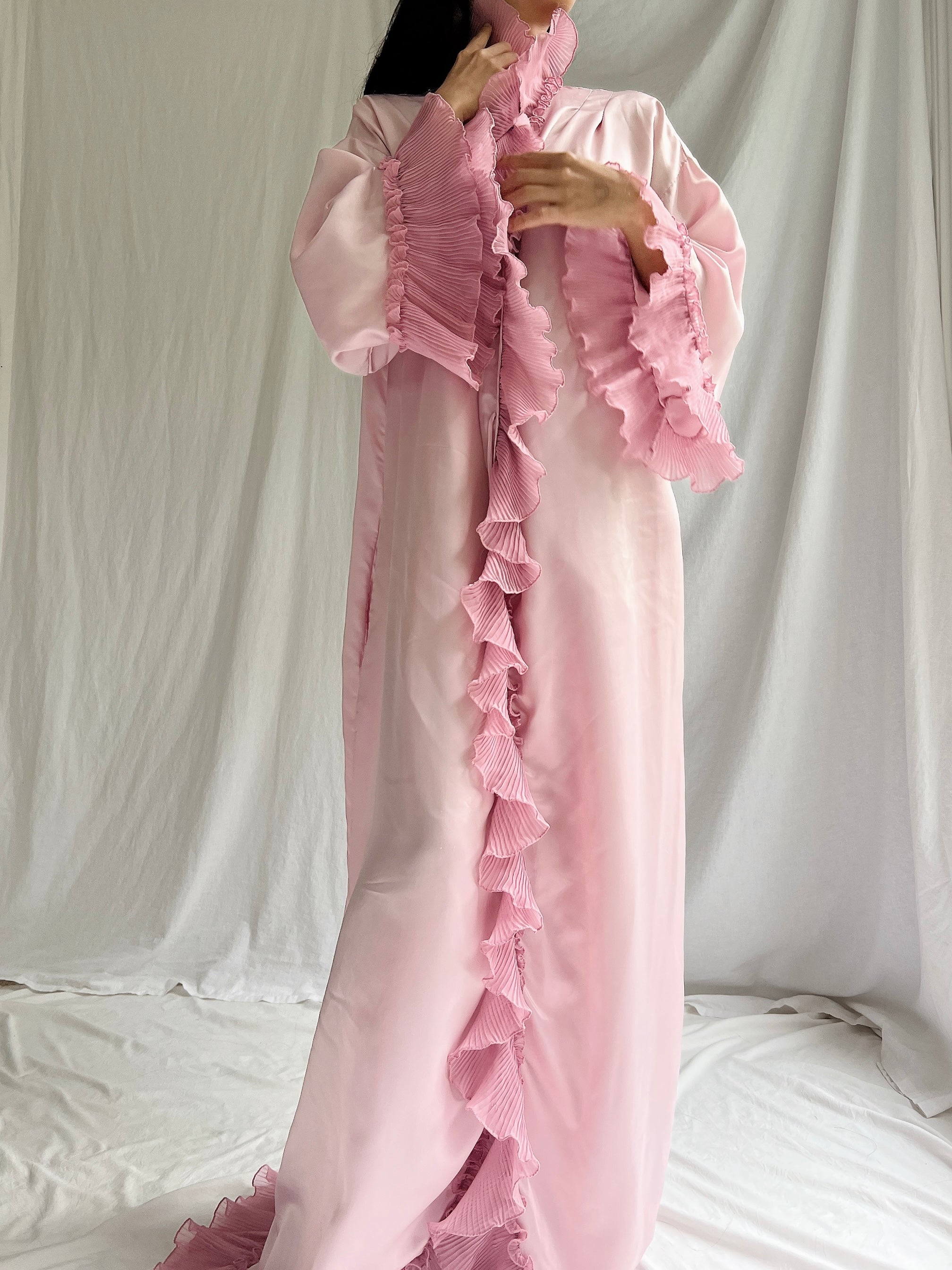 Vintage Lilac Mary McFadden Dressing Gown