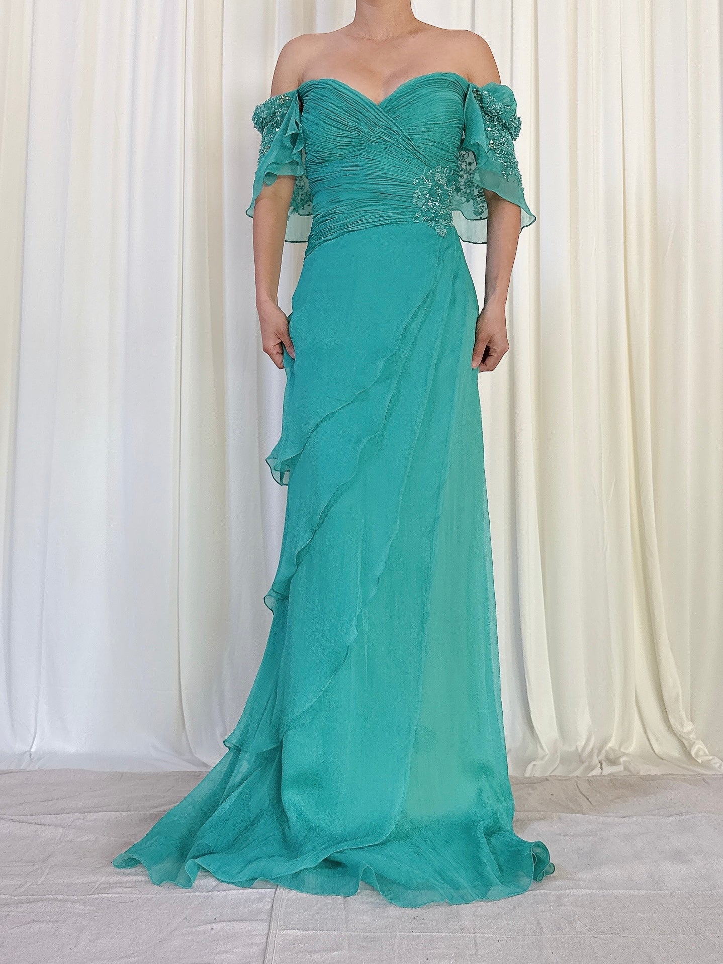 Couture club chiffon dress - 46/14