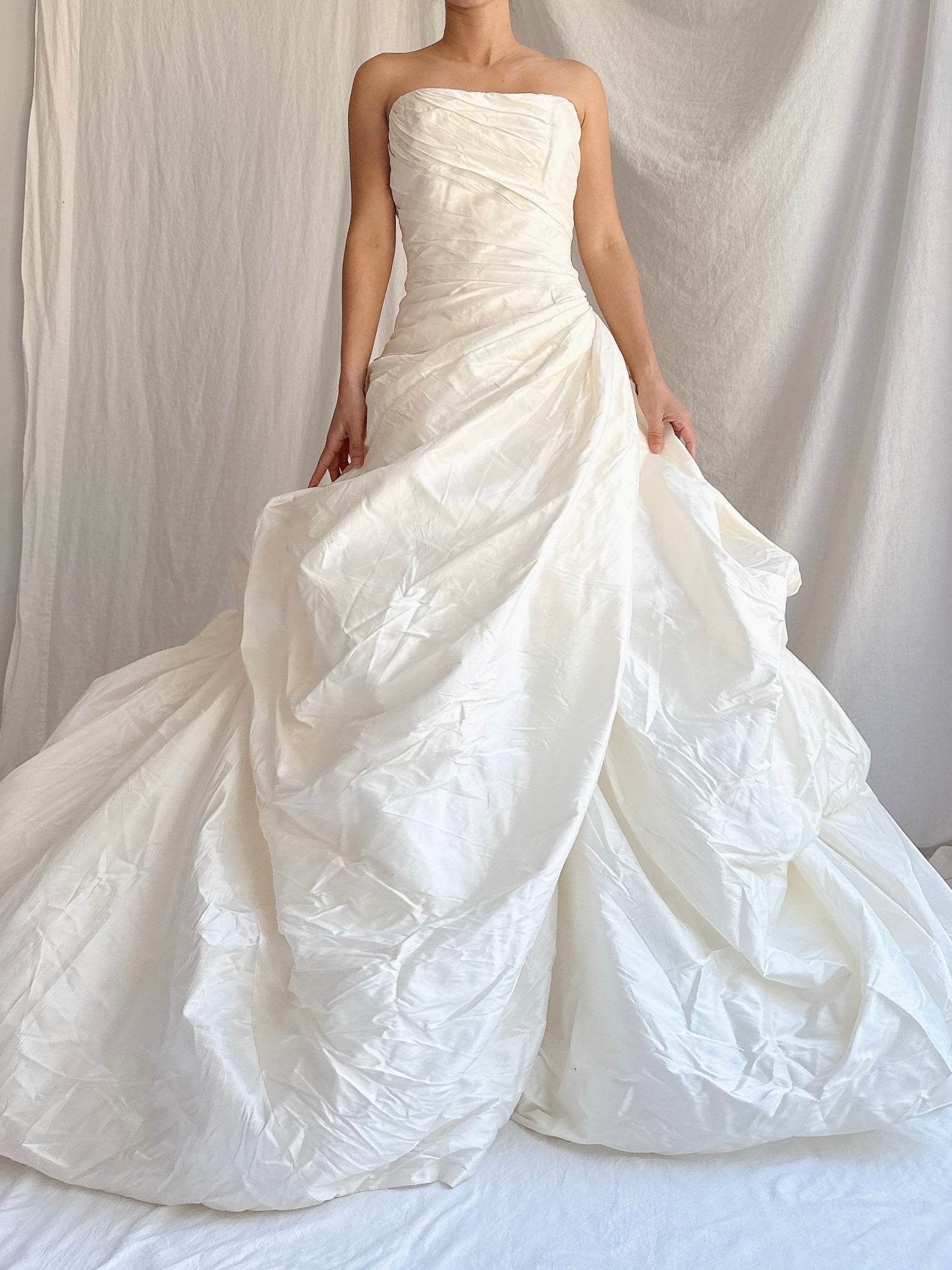 Vintage Enzoani Silk Draped Gown - M/8