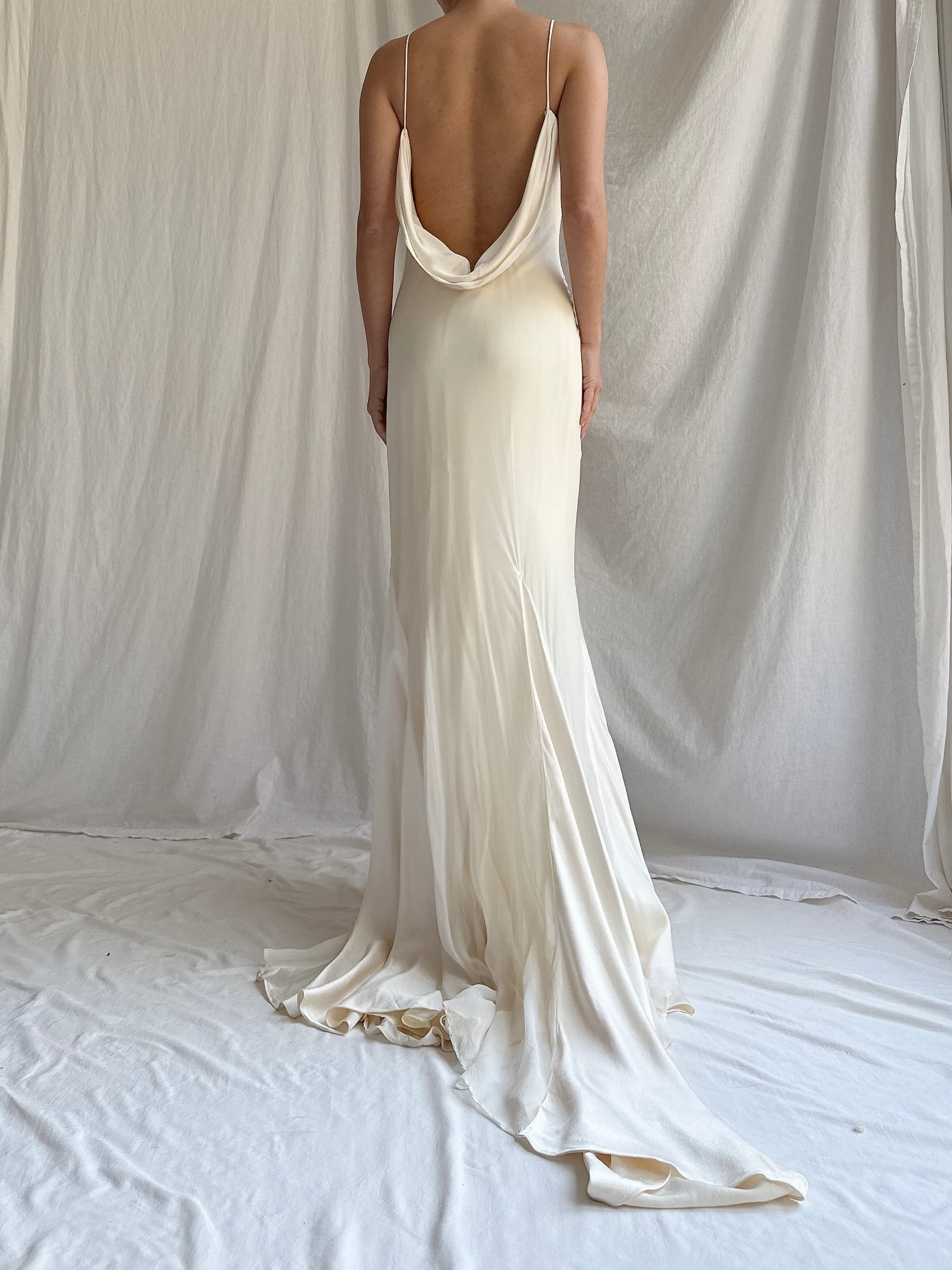 Vintage Vera Wang Silk Bias Gown - XS