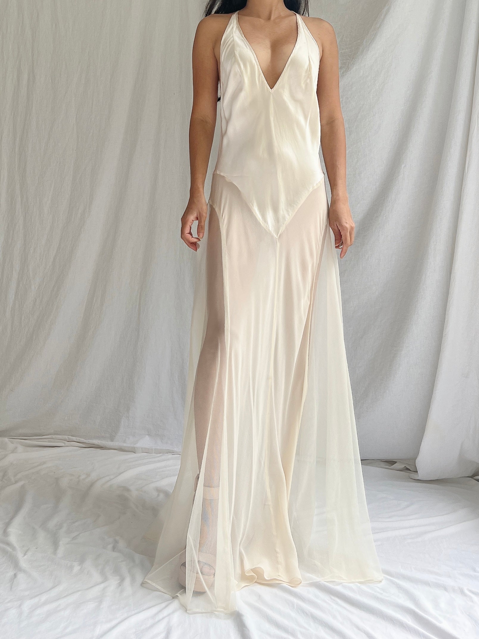 Vintage VS Silk Slip Dress - M