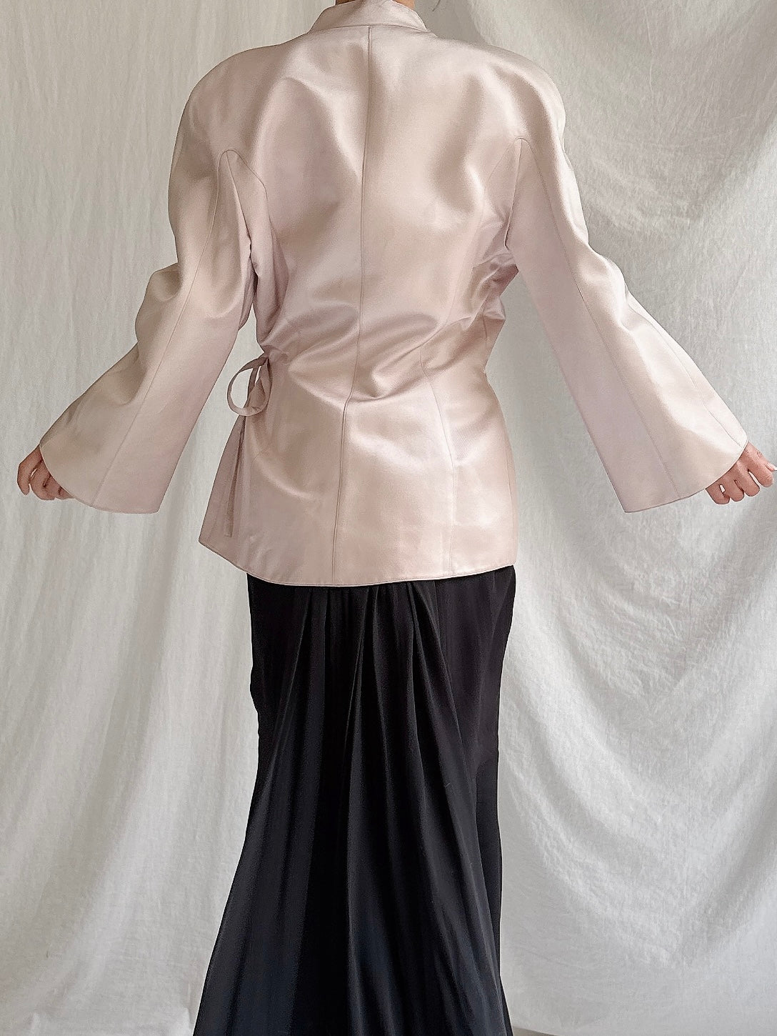Vintage Thierry Mugler Couture Wrap Jacket - M/44