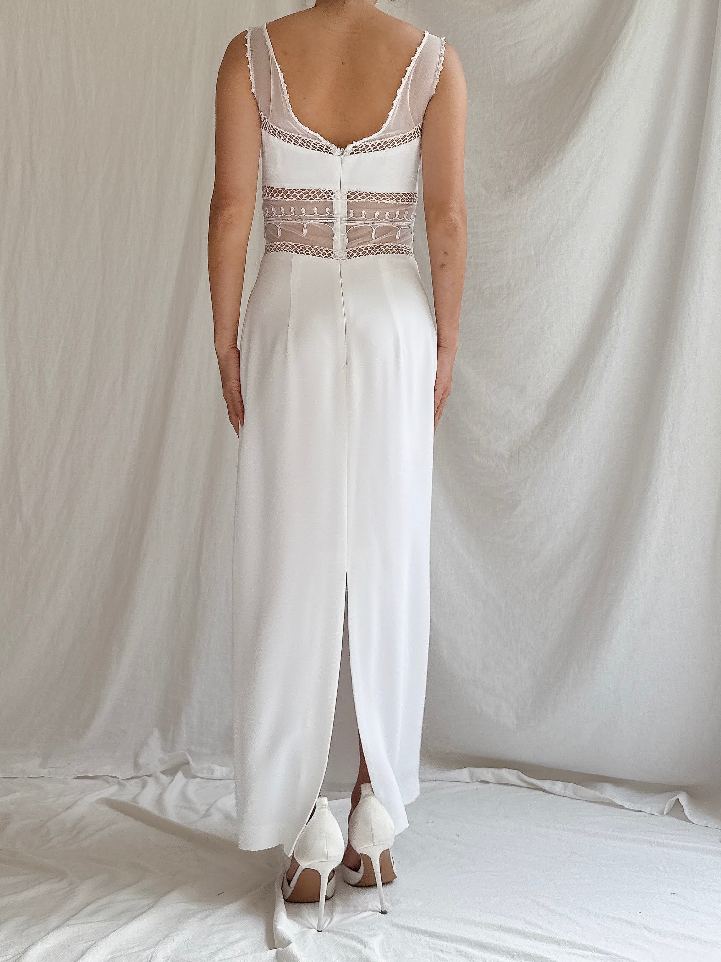 1990s Illusion Gown - XS/S