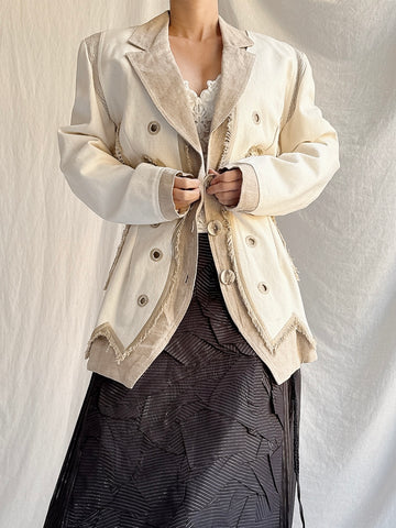 Vintage Patricia Forgeal Linen Jacket - M