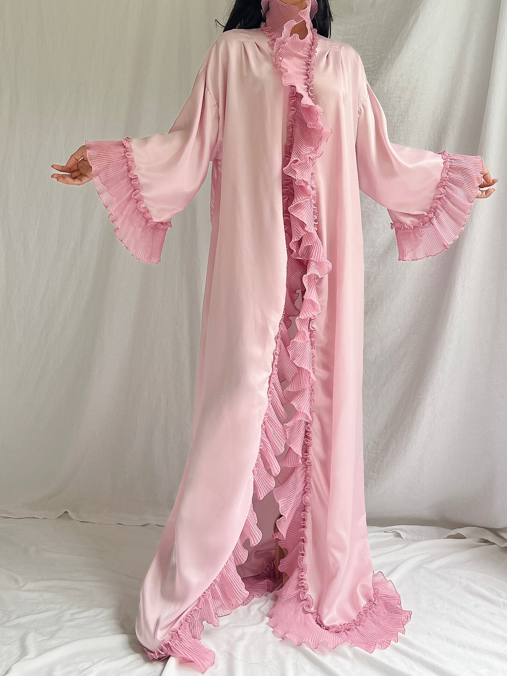 Vintage Lilac Mary McFadden Dressing Gown