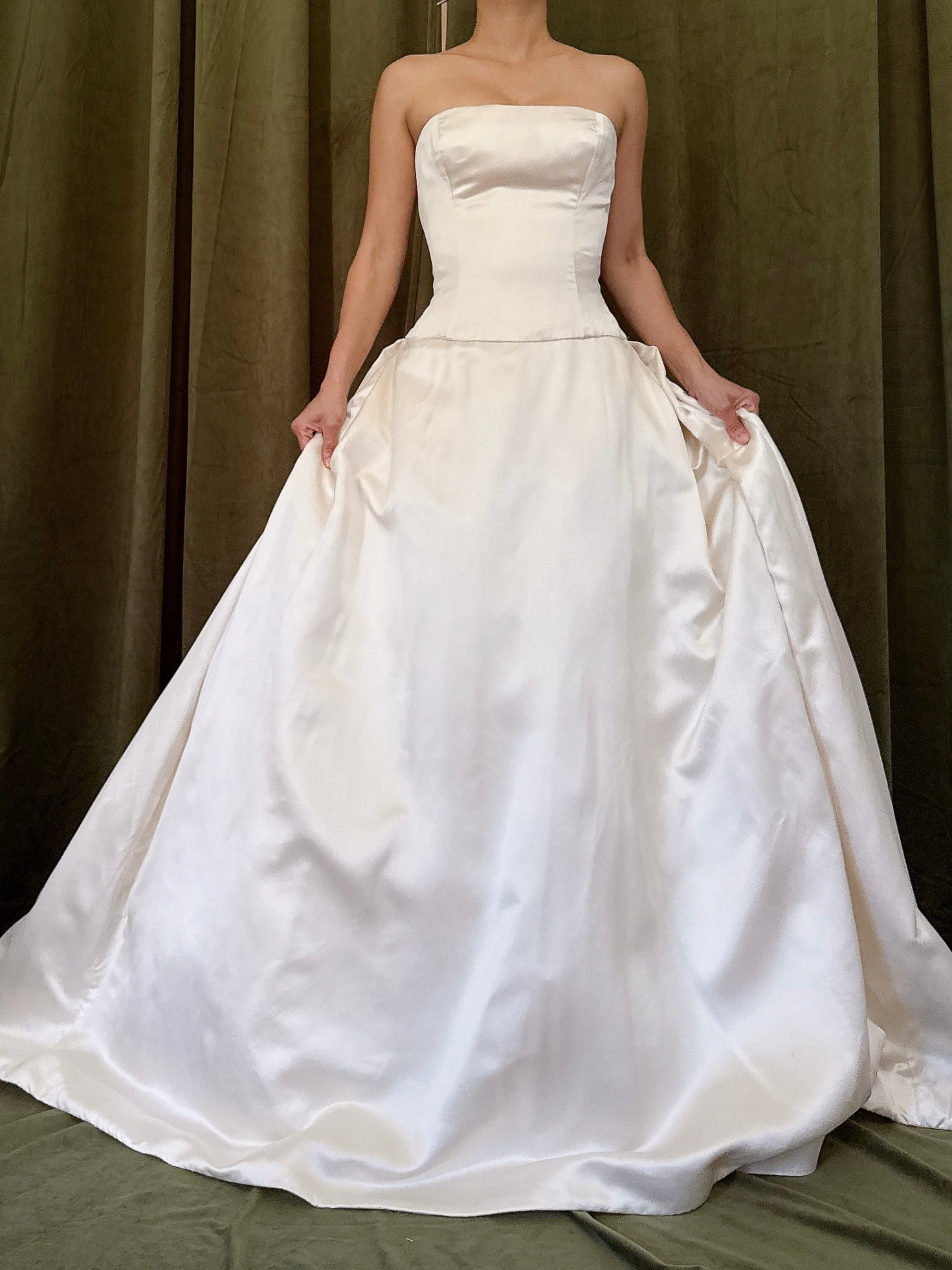 1990s Reem Acra Silk/Satin Gown - M/8