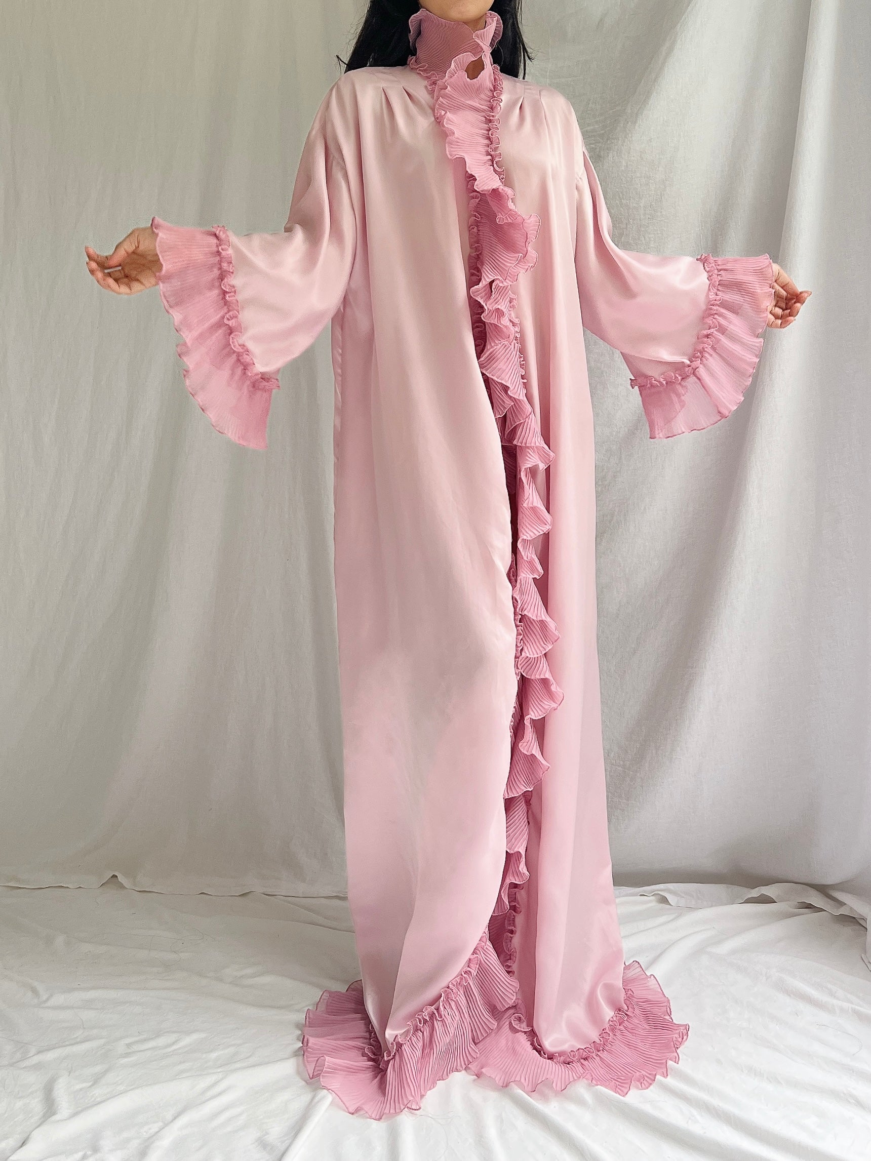 Vintage Lilac Mary McFadden Dressing Gown