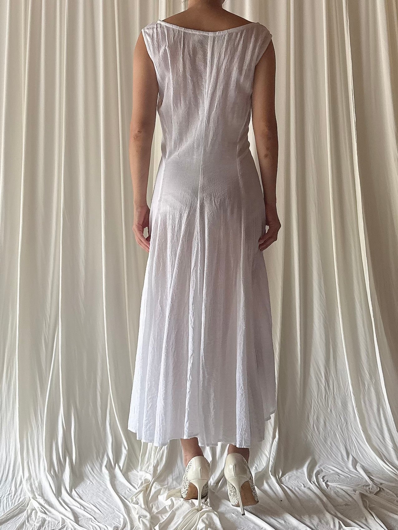 Vintage Annett Rostel Linen Dress with Jacket- FR 44