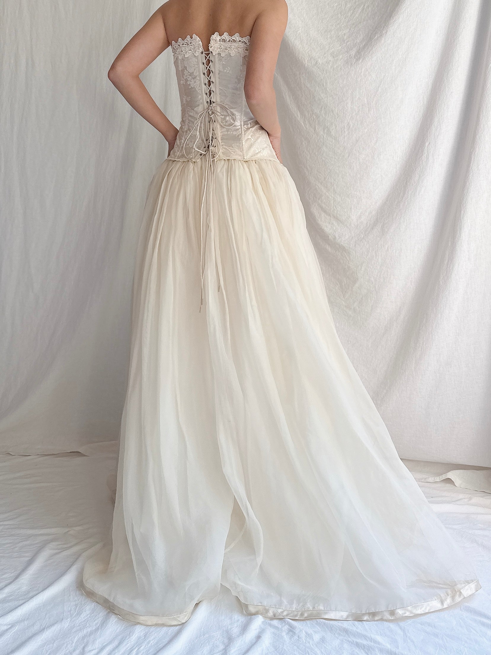 Vintage Silk Organza 2-Piece Set - S/M