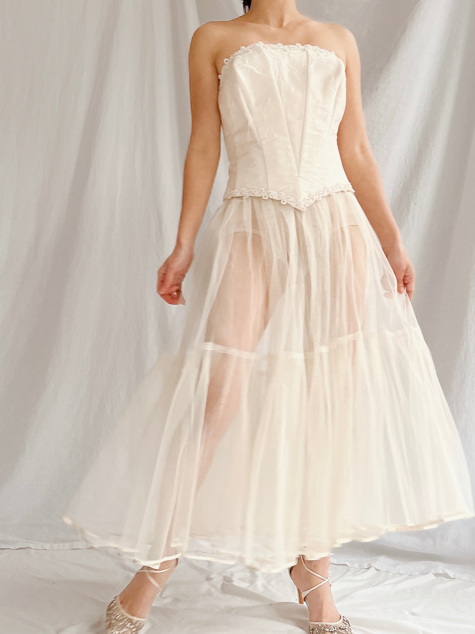 Vintage Tulle Skirt - S-M
