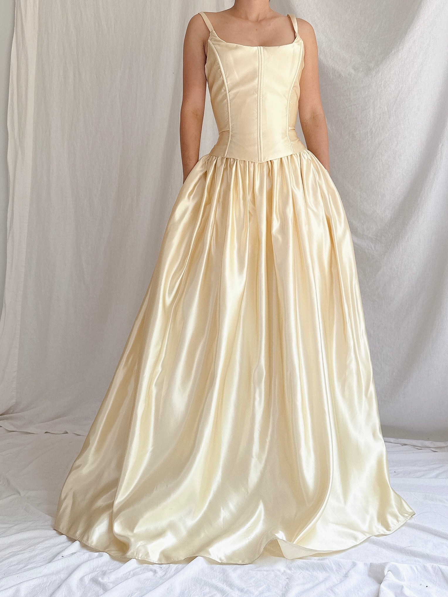 Vintage Gunne Sax Yellow Gown - S/4