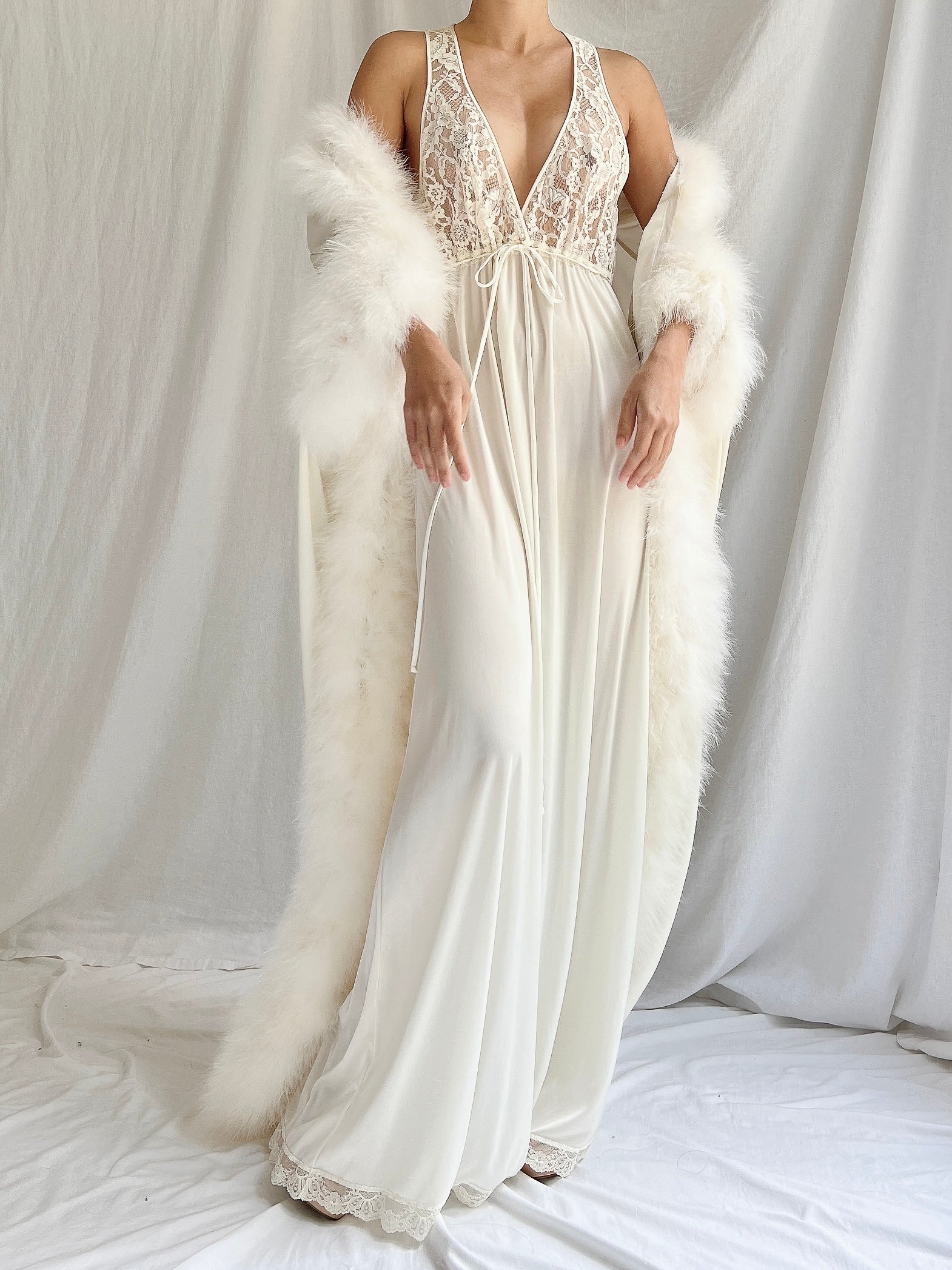 Rare Lucie Ann Feather Robe - OSFM