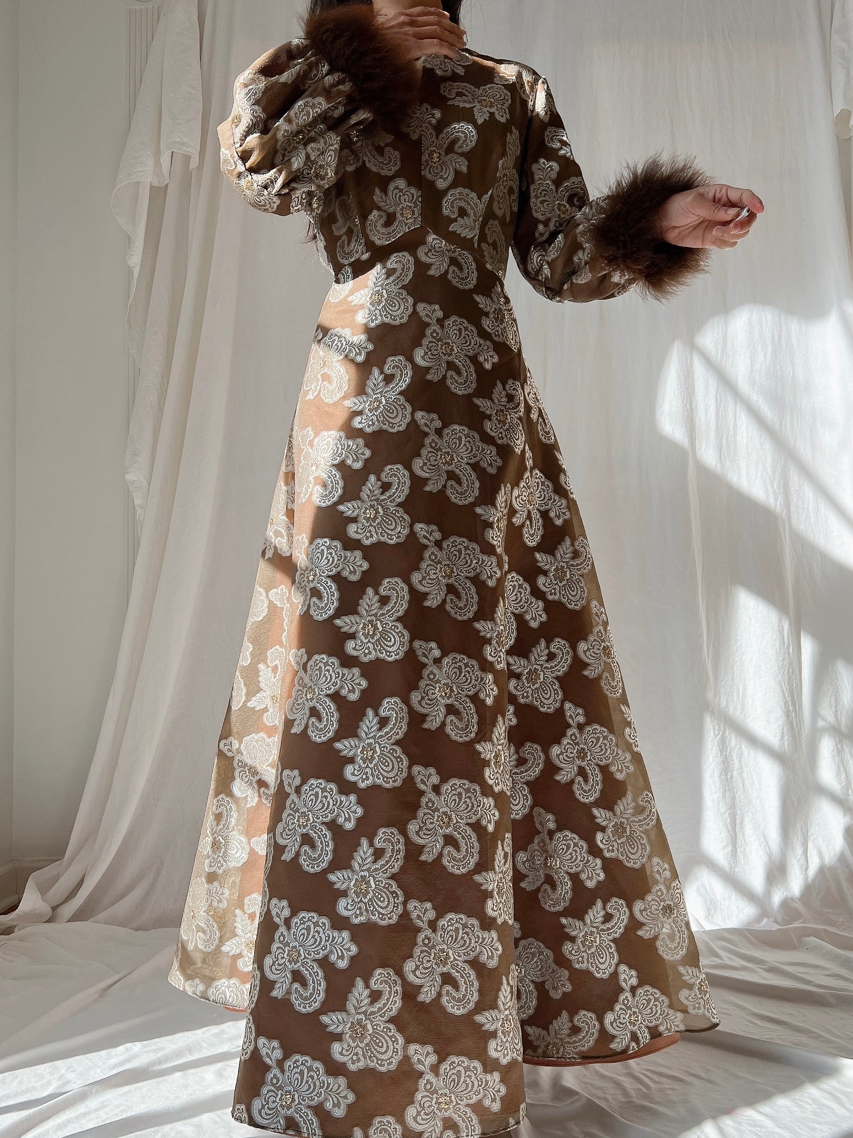 1960s Lurex 2 Piece Ensemble - M
