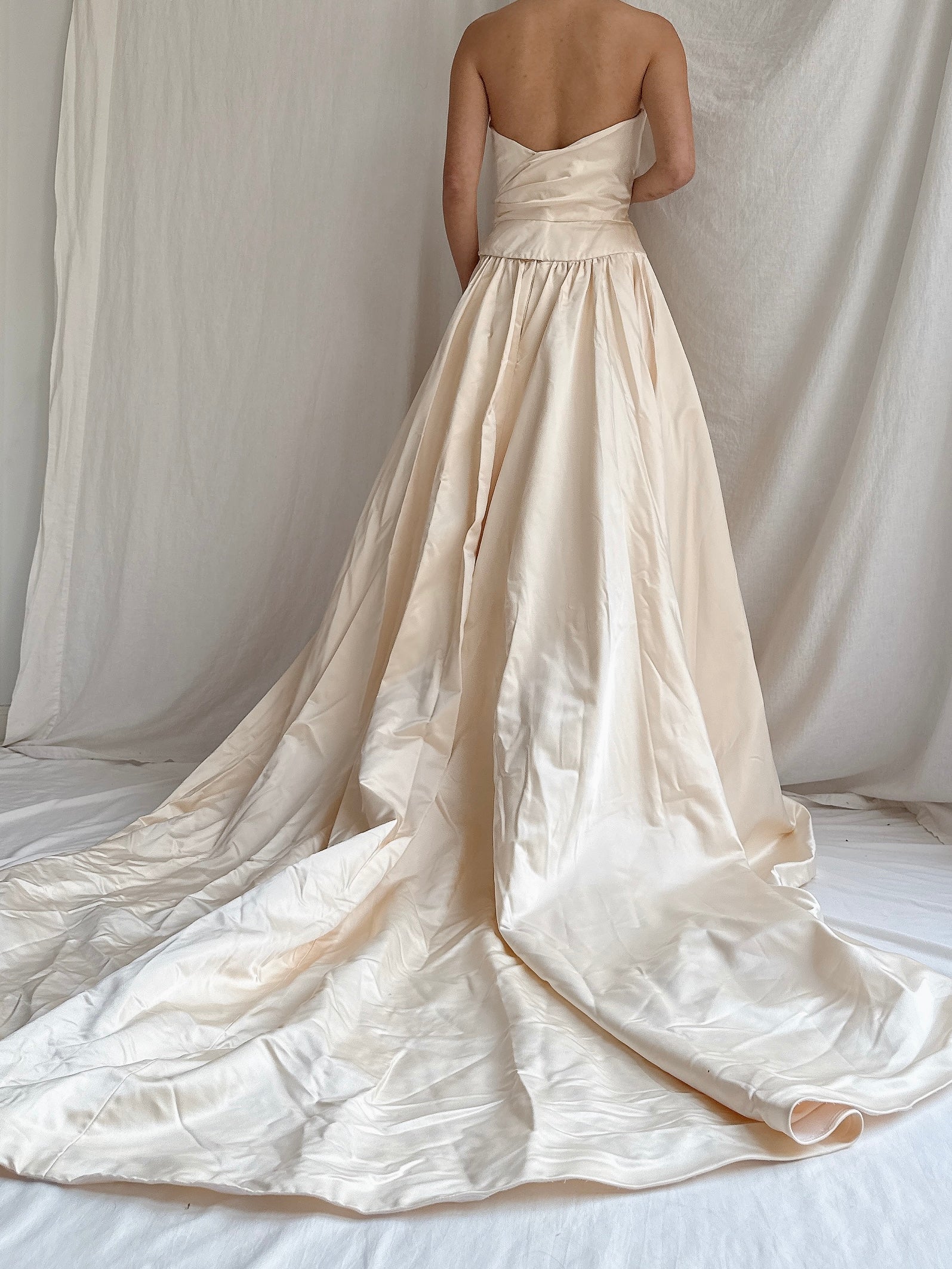 Vintage Marisa Silk Gown - Size 8