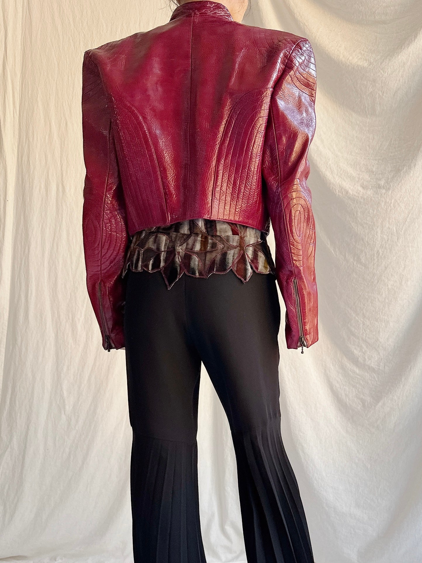 Vintage Sophie Sitbon Paris Leather Jacket - S