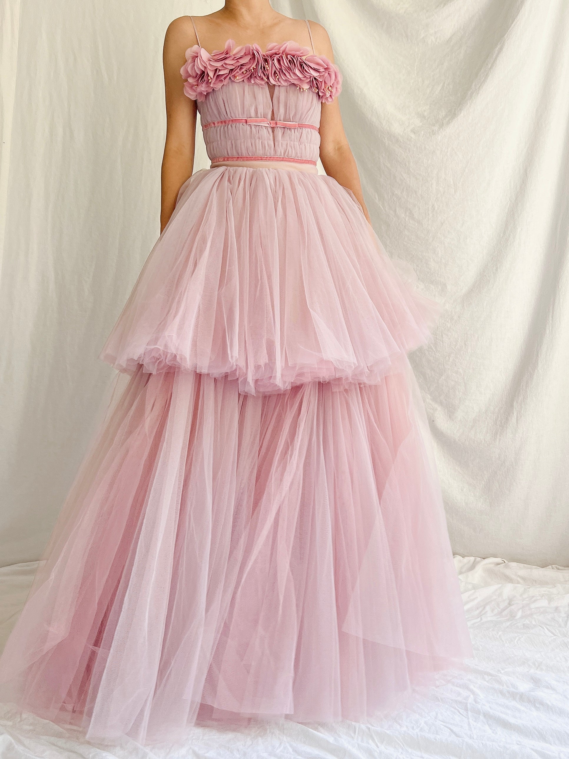 Lilac Tulle Layered Dress - 0/2