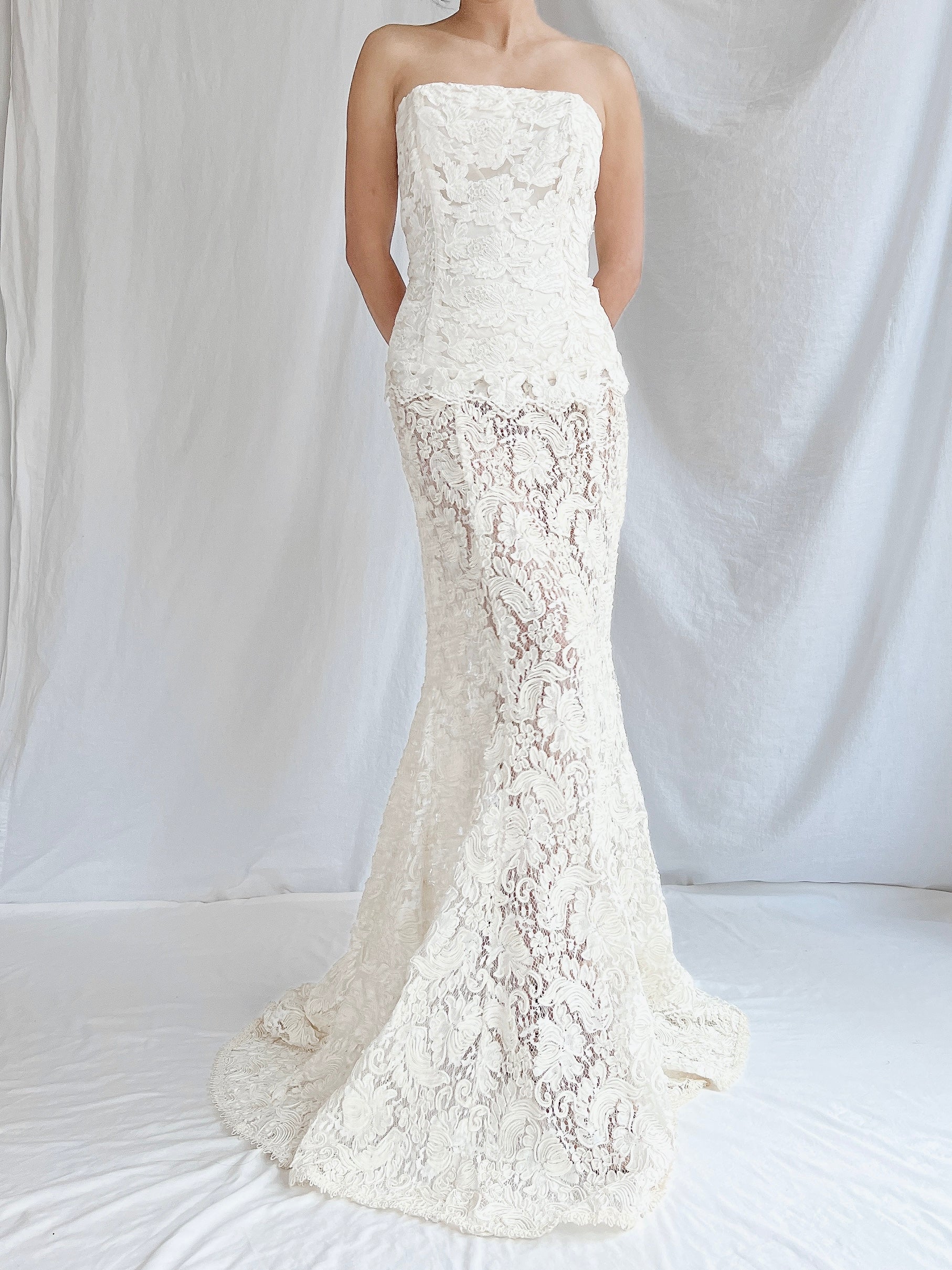 Vintage Lace Bustier & Skirt - S/3