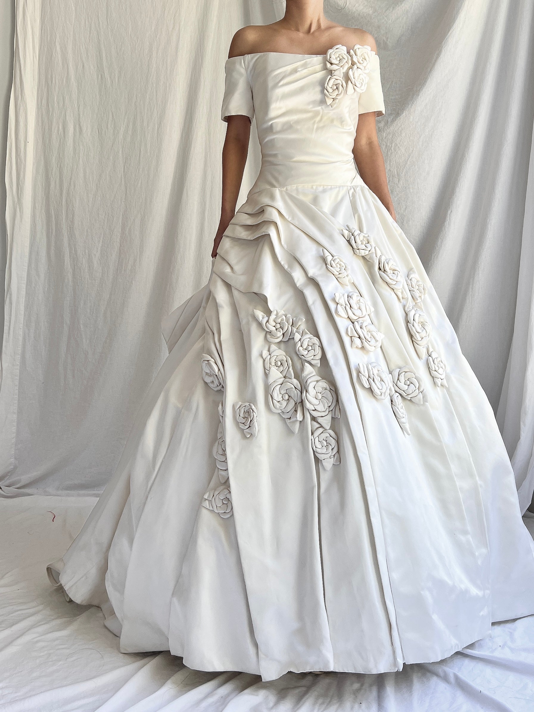 Vintage Scaasi Silk Gown - M/8