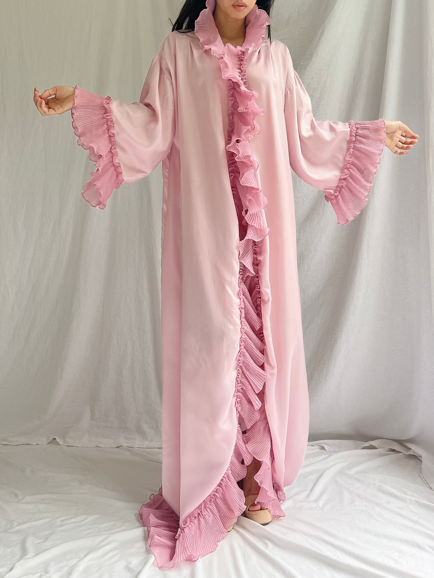 Vintage Lilac Mary McFadden Dressing Gown